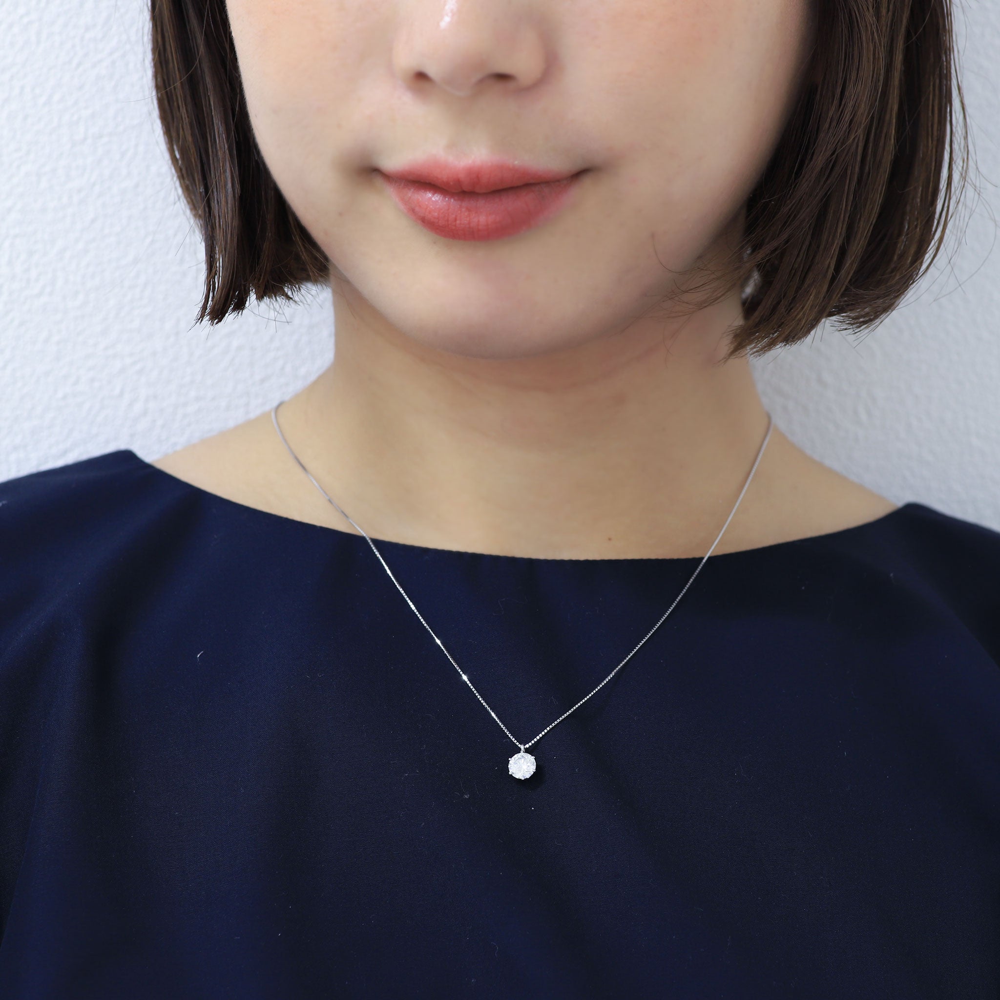 【1点限定】ダイヤモンド プラチナネックレス(1.003カラット/6本爪/E/SI2/3EX/中央宝石研究所鑑定書付き)≪GPDD0004≫