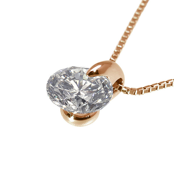 【1点限定】ダイヤモンド K18ネックレス(1.001カラット/1点留め/G/SI2/3EX/中央宝石研究所鑑定書付き)≪GPDD0009≫