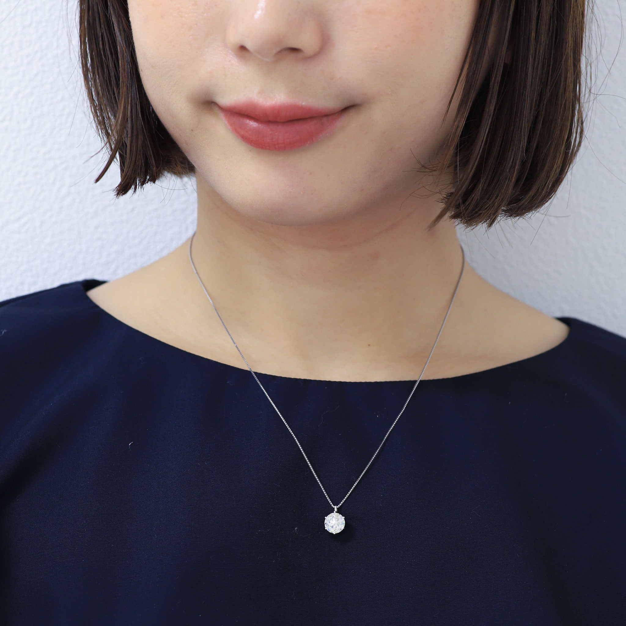 【1点限定】ダイヤモンド プラチナネックレス(2.016カラット/6本爪/M/I1/GD/一粒/中央宝石研究所鑑定書付き)≪GPDD0015≫