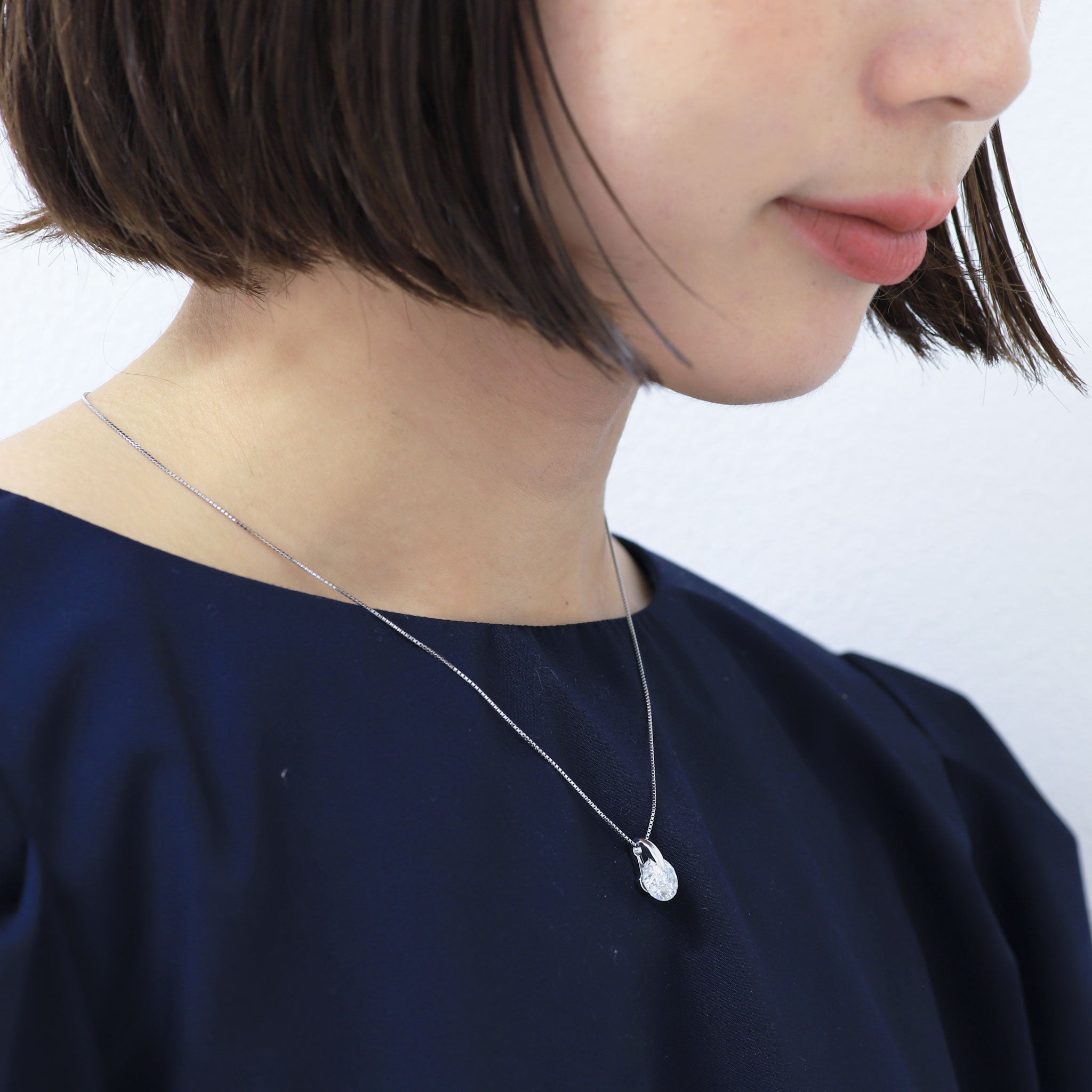 【1点限定】ダイヤモンド プラチナネックレス(3.078カラット/1点留め/H/I1/VG/一粒/中央宝石研究所鑑定書付き)≪GPDD0016≫