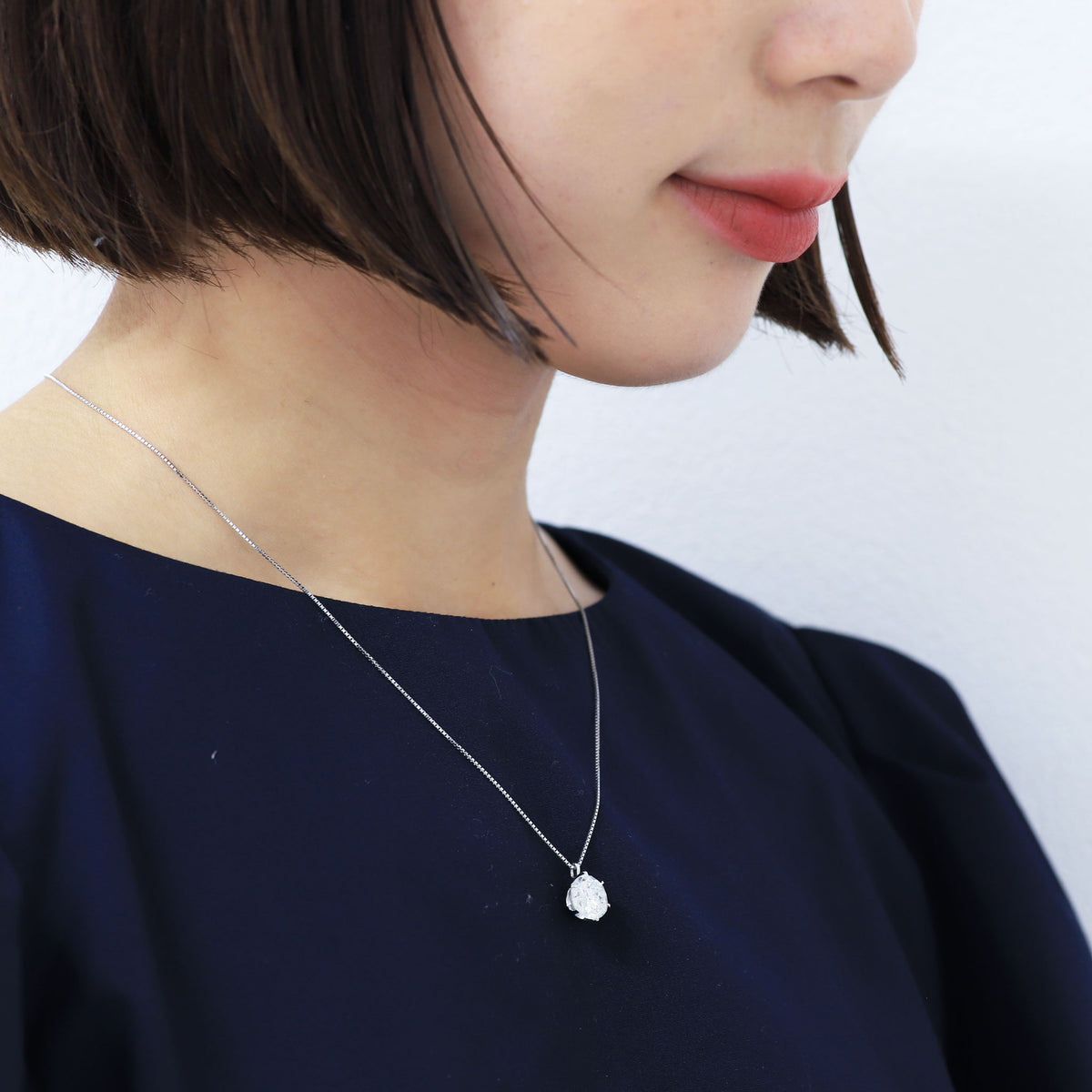 【1点限定】ダイヤモンド プラチナネックレス(3.068カラット/K/I1/GOOD/グレーディングレポート付)《GPDD0090》