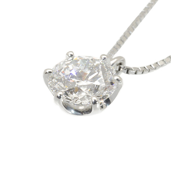 【1点限定】ダイヤモンド プラチナネックレス(3.17カラット/6本爪/J/I1/GD/一粒/中央宝石研究所鑑定書付き)≪GPDD0017≫