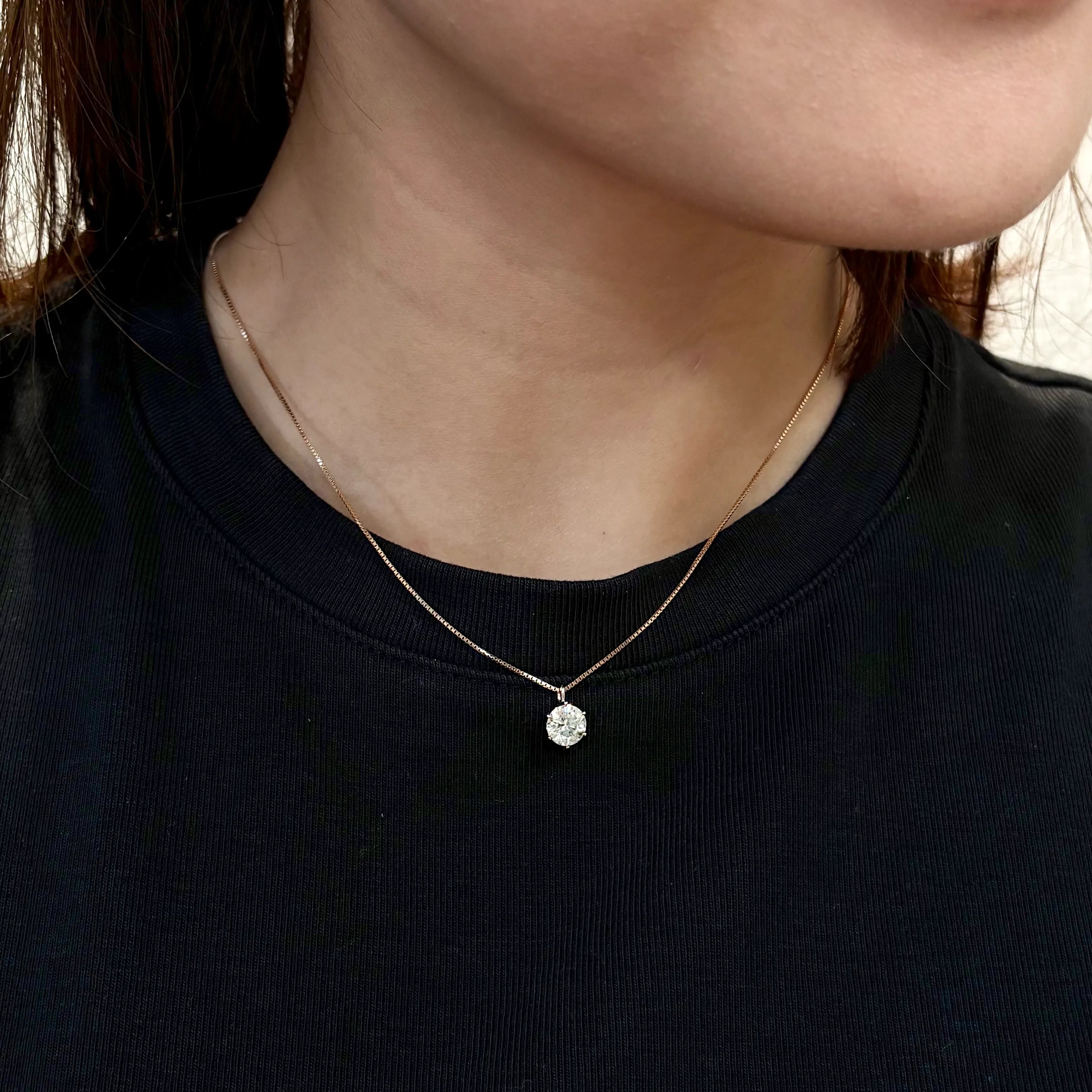 【1点限定】ダイヤモンド K18ネックレス(1.1カラット/K/I1/GD/中央宝石研究所鑑定書付)《GPDD0077》