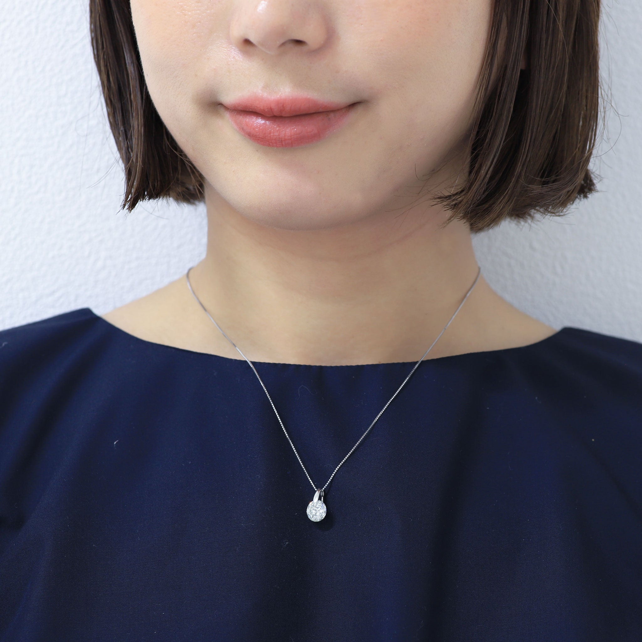 【1点限定】ダイヤモンド プラチナネックレス(2.013カラット/1点留め/カラーL/クラリティI1/カットVG/一粒/グレーディングレポート付き)≪GPDD0030≫