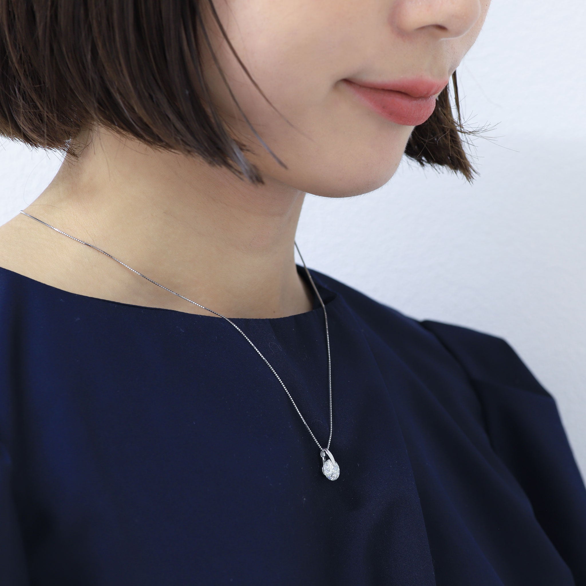 【1点限定】ダイヤモンド プラチナネックレス(2.013カラット/1点留め/カラーL/クラリティI1/カットVG/一粒/グレーディングレポート付き)≪GPDD0030≫
