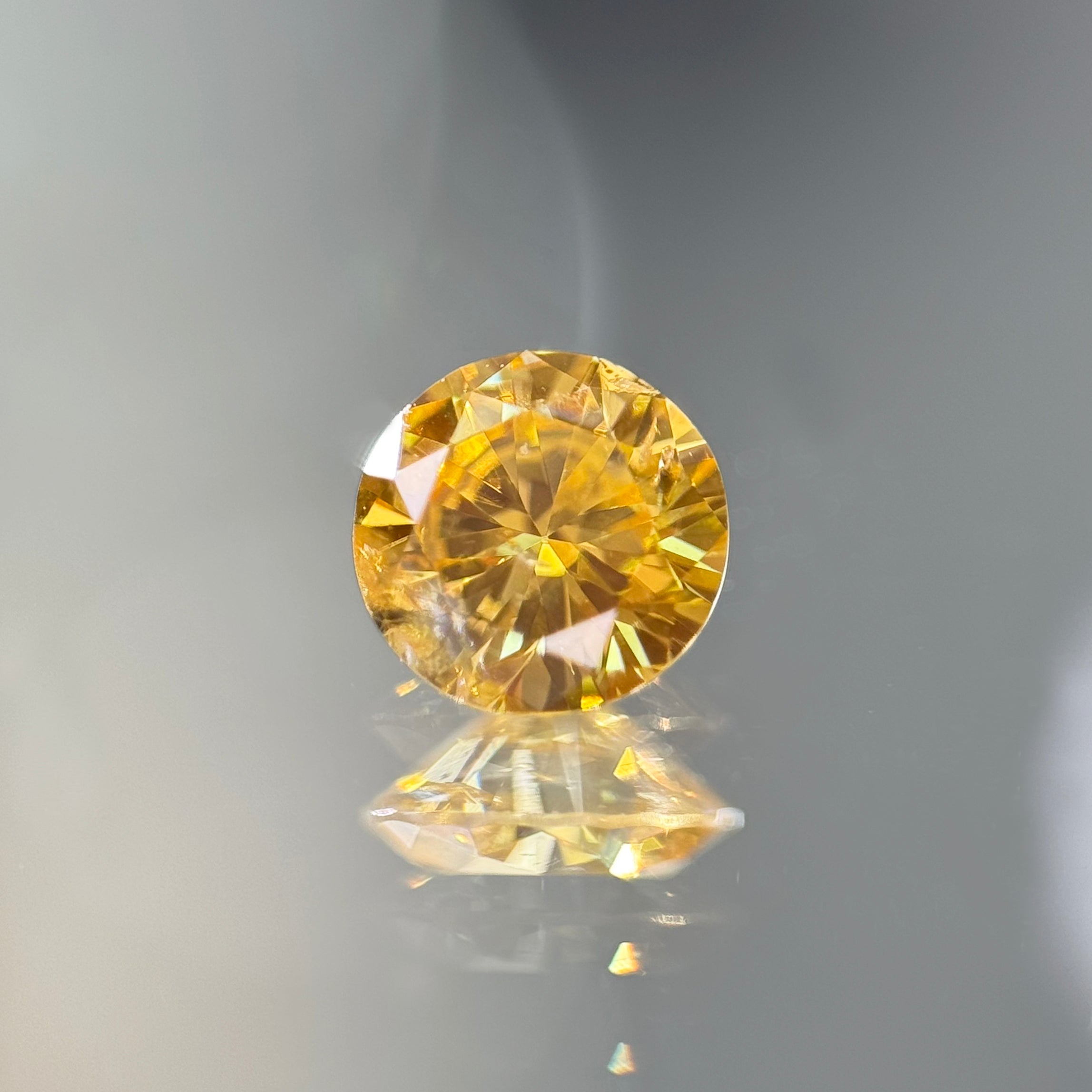 【1点限定】ダイヤモンド ルース(0.173ct/Fancy Intense Orange Yellow/グレーディングレポート付き)《JOOD2024》