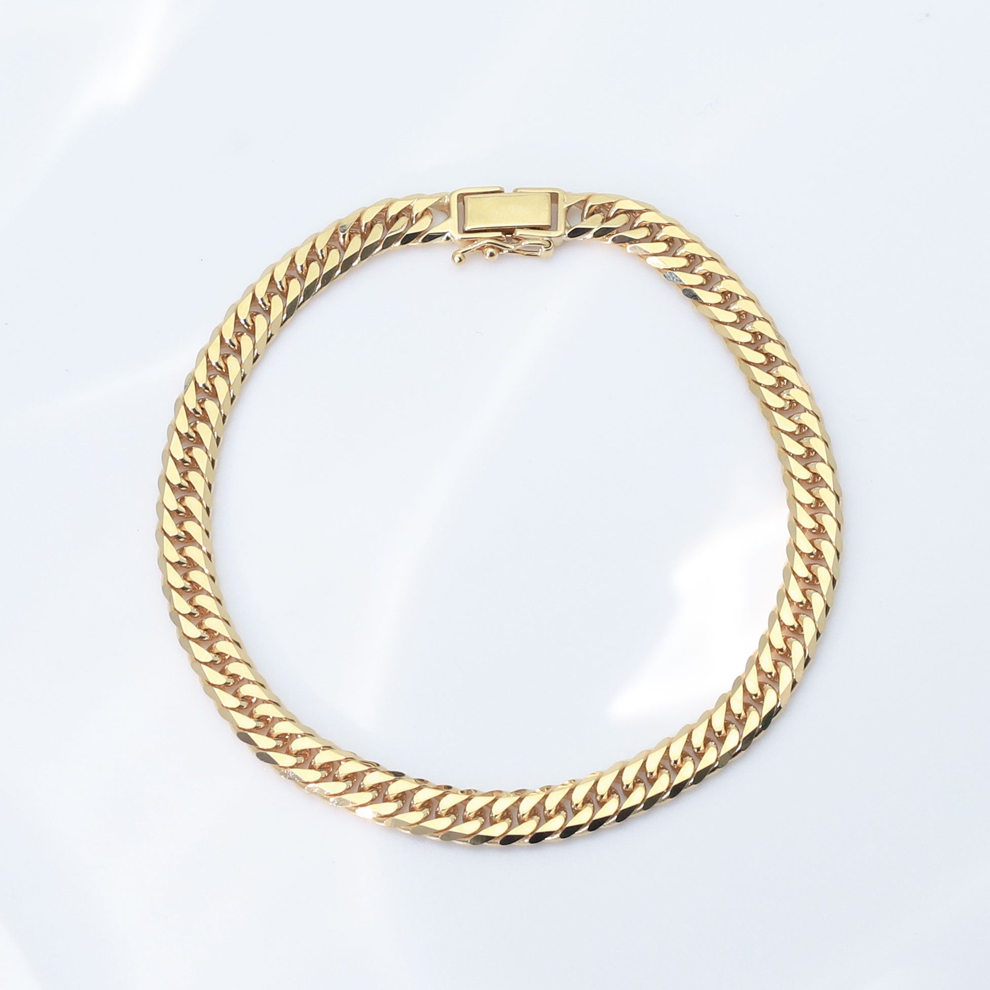 【2点限定】K18イエローゴールドブレスレット(喜平6面ダブルカット/20g/20cm)≪JBCY2013≫