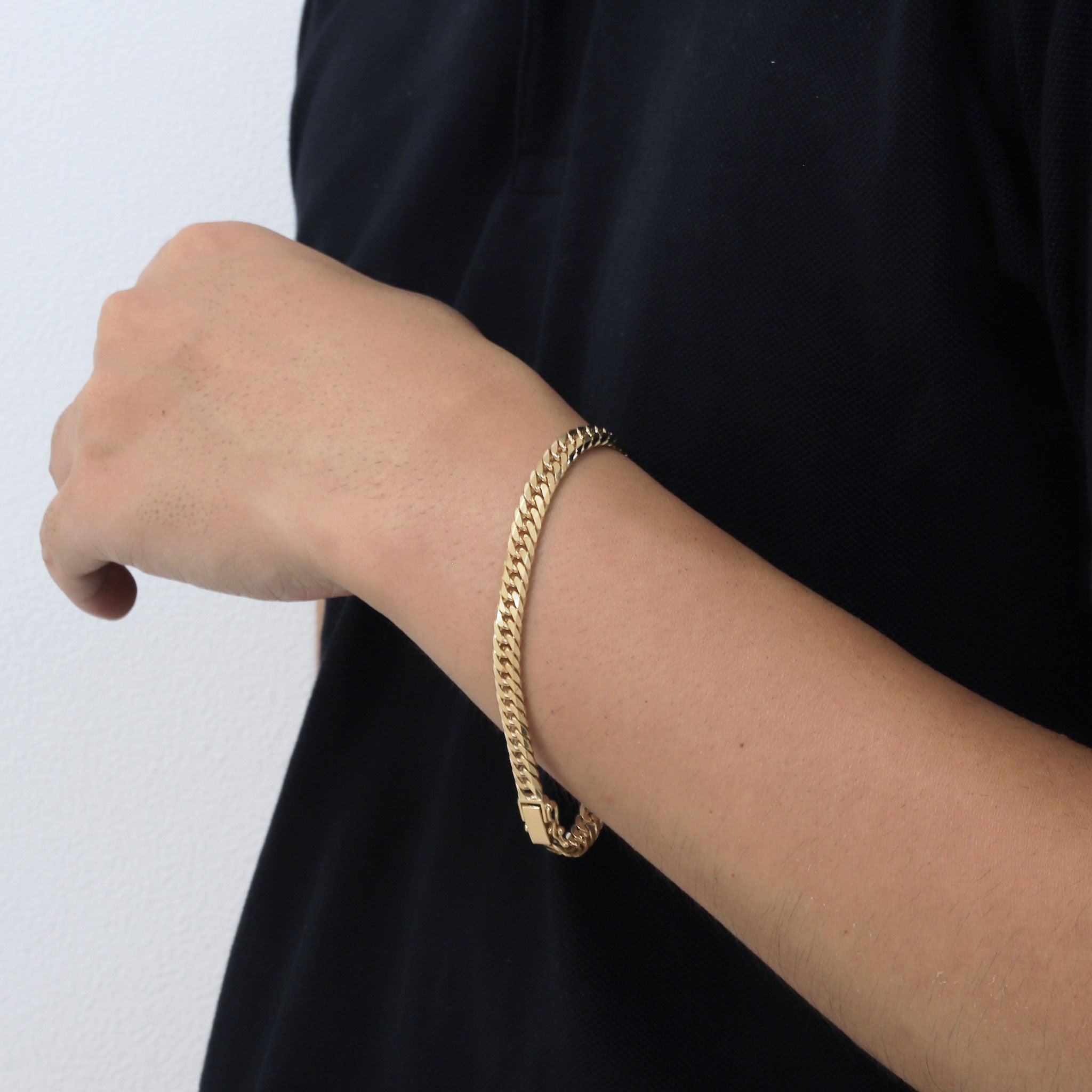 【5点限定】K18イエローゴールドブレスレット(喜平6面ダブルカット/20g/20cm)≪JBCY2013≫