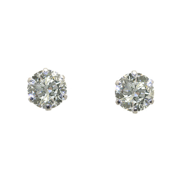 【1点限定】ダイヤモンド プラチナピアス (計2.027カラット/H/SI2/VG/GD/中央宝石研究所)《GEPD0043》