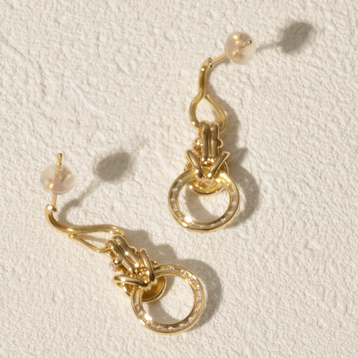 【限定1点】ダイヤモンド K18ピアス(計0.48ct/4月誕生石)《JEPD2083》