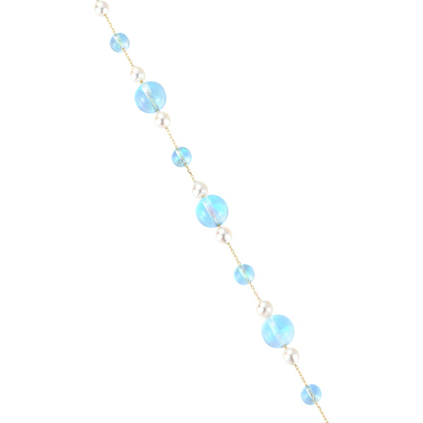 ウォーターオパール K14ネックレス(クレサンベール/10月誕生石)《JNKW1626》