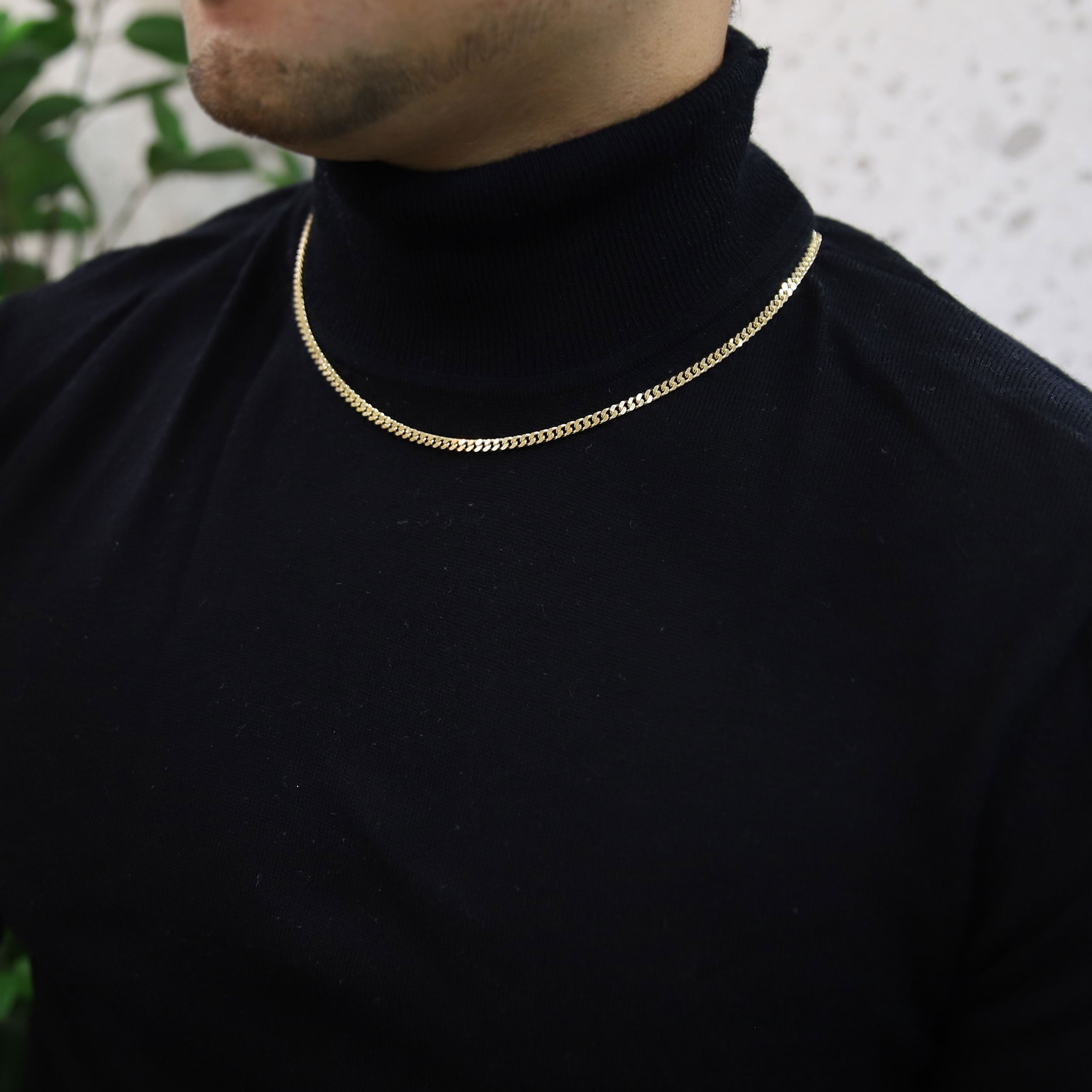 【5点限定】K18イエローゴールドネックレス(喜平/2面シングルカット/30g/50cm)≪JNKY2029≫