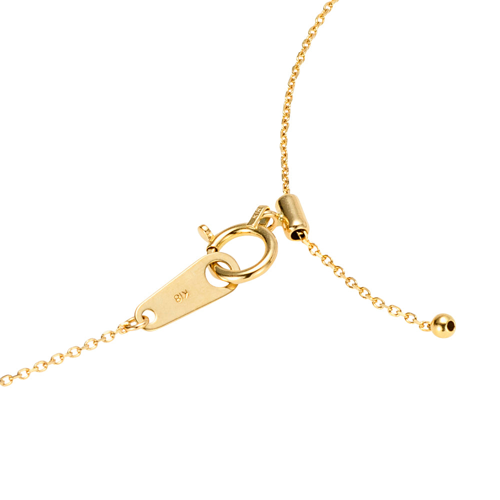 パール/ダイヤモンド K18ネックレス(花珠/アコヤ真珠/彩凛珠/ベビーパール/6月誕生石/花珠鑑別鑑定書付き)《JPDQ1502》