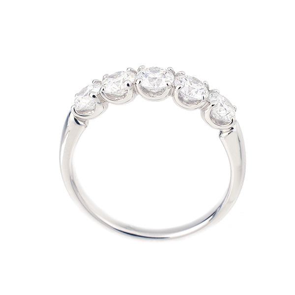 ダイヤモンド プラチナリング(計1.0カラット/Dカラー/SI2UP/EXCELLENT/4月誕生石)《JRGD1059》