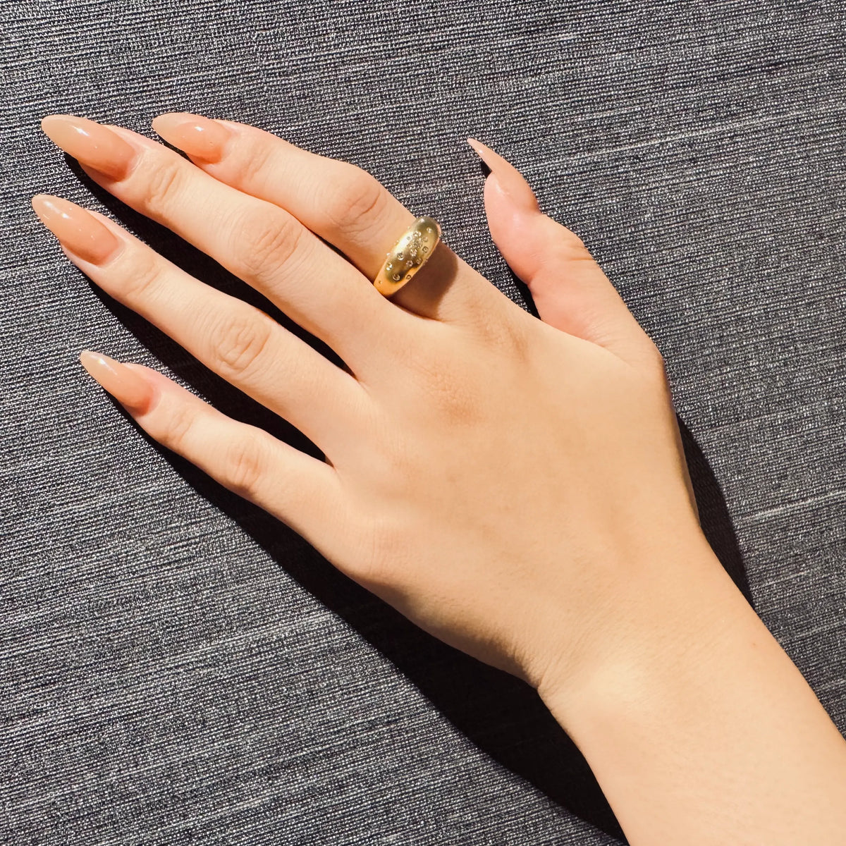 【限定1点】ダイヤモンド K18リング(計0.20ct/4月誕生石)《JRGD2088》