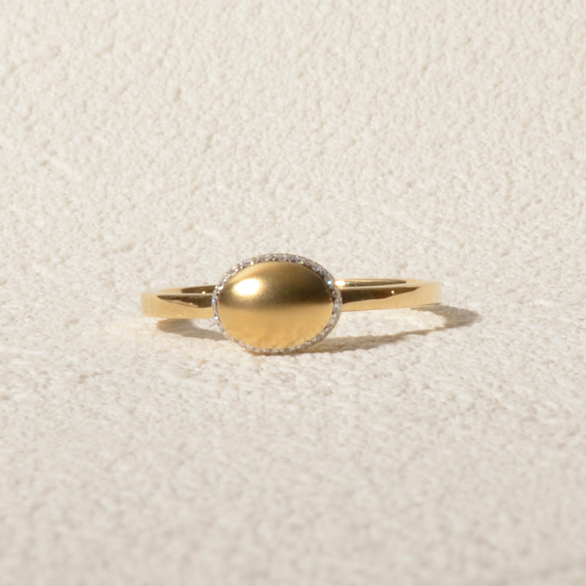 【限定1点】ダイヤモンド K18リング(計0.06ct/4月誕生石)《JRGD2094》