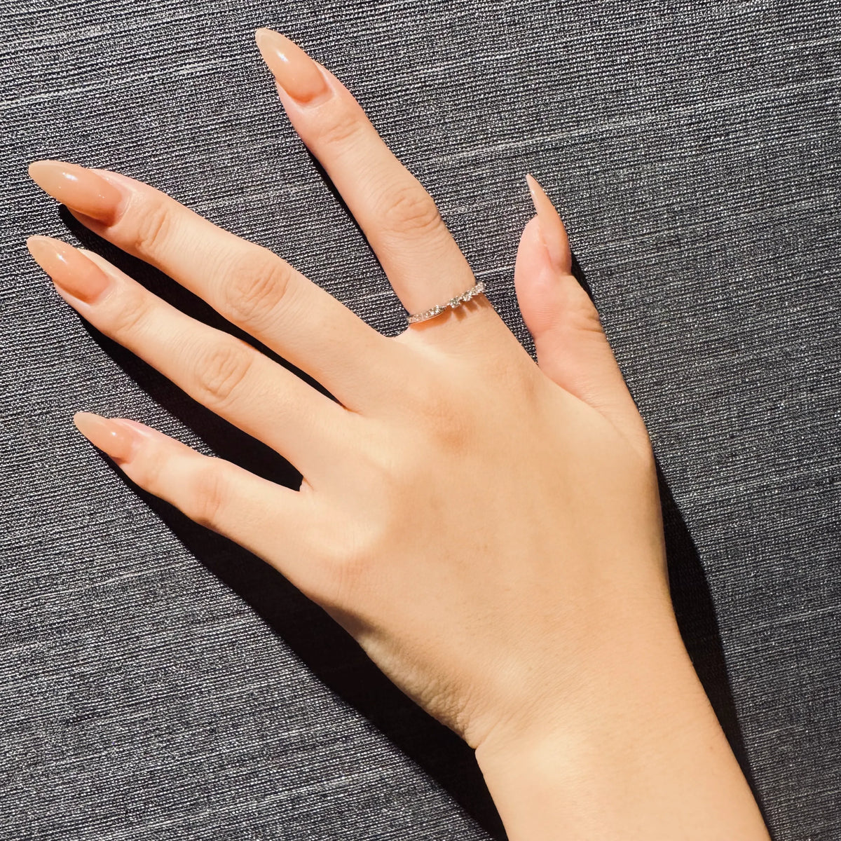 【限定2点】ダイヤモンド プラチナリング(PT950/計0.19ct/4月誕生石)《JRGD2097》