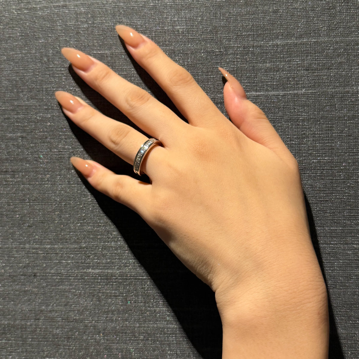【限定1点】ダイヤモンド プラチナリング(計1.06ct/4月誕生石)《JRGD2125》