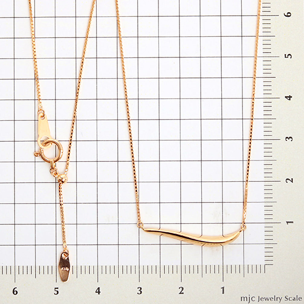 K18ネックレス(ピンクゴールド)《LU00106-PG》