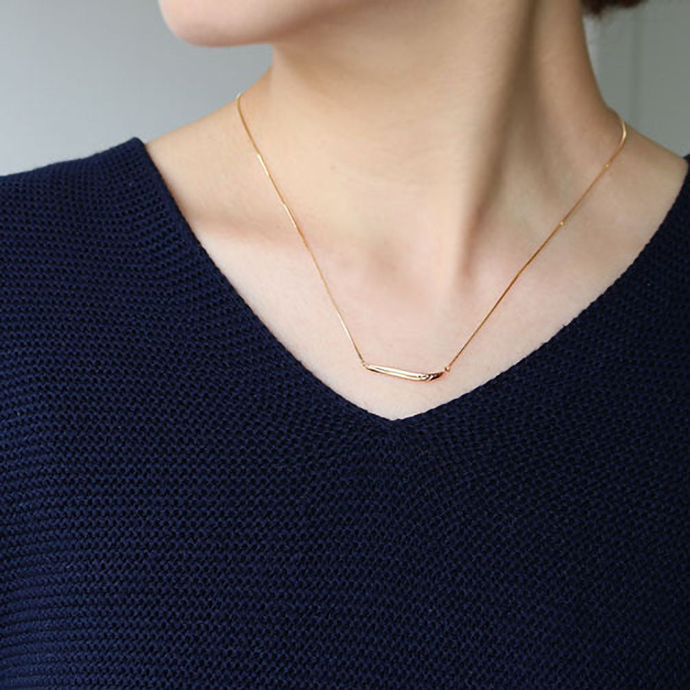 K18ネックレス(ピンクゴールド)《LU00106-PG》