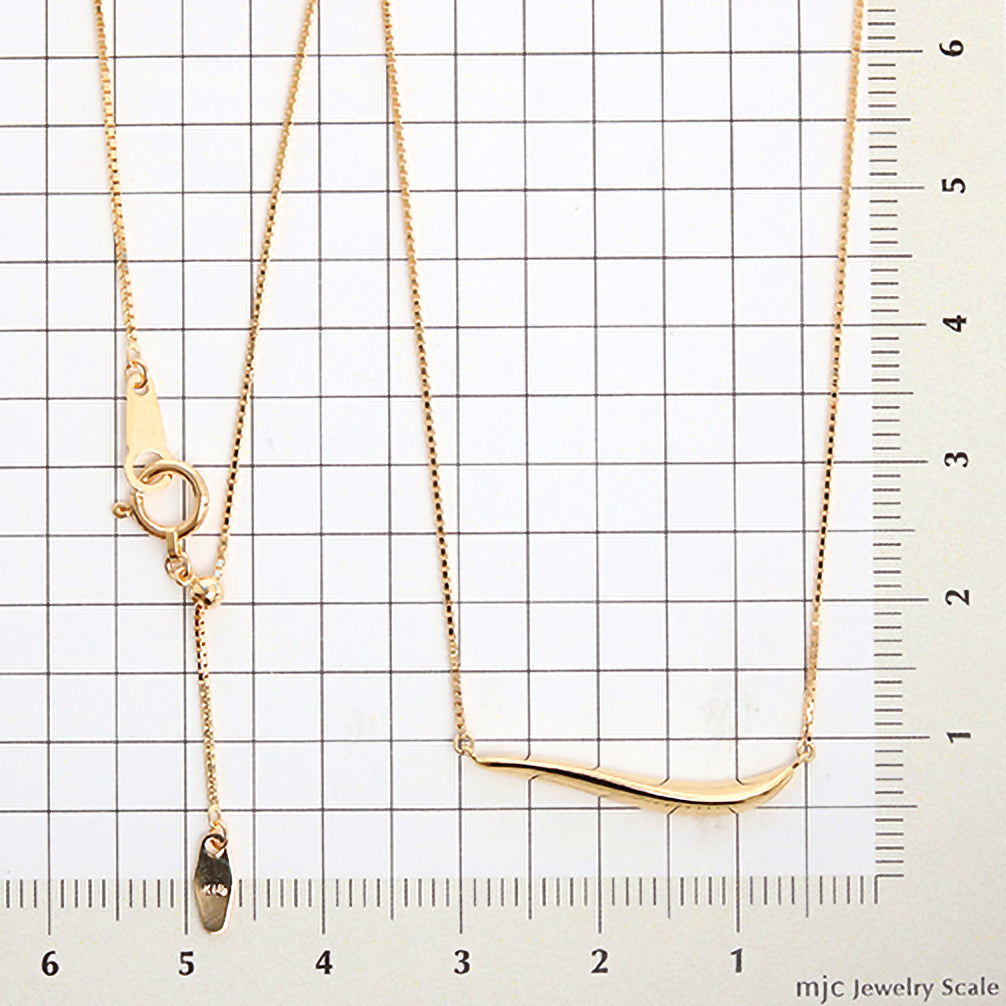 K18ネックレス(イエローゴールド)《LU00106-YG》