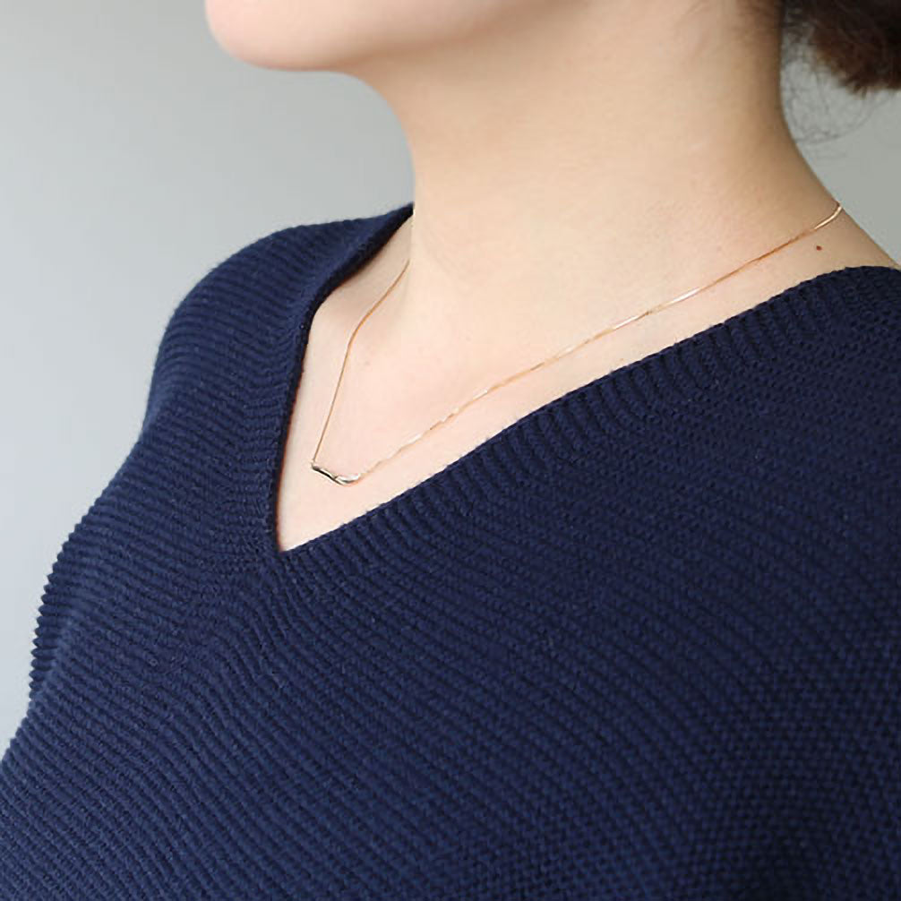 K18ネックレス(イエローゴールド)《LU00106-YG》