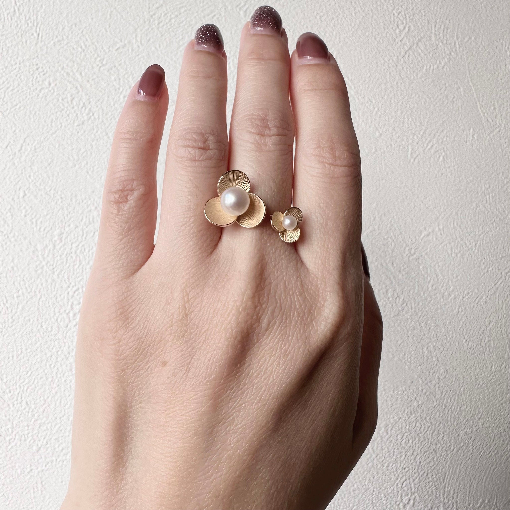 パール シルバーリング(アコヤ真珠/6月誕生石)《M0010005》