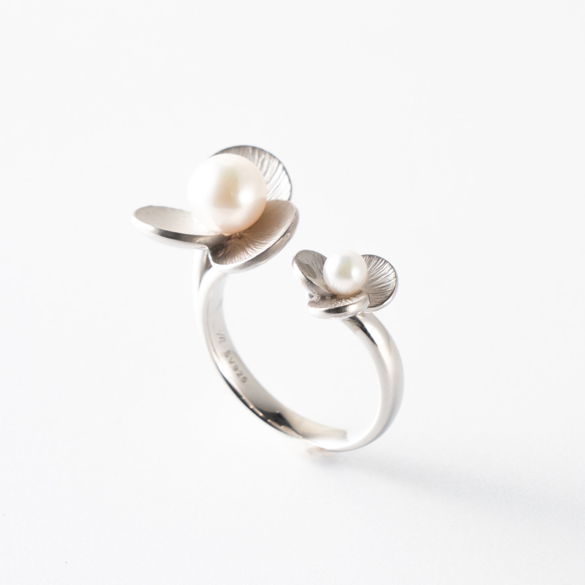 パール シルバーリング(アコヤ真珠/6月誕生石)《M0010006》
