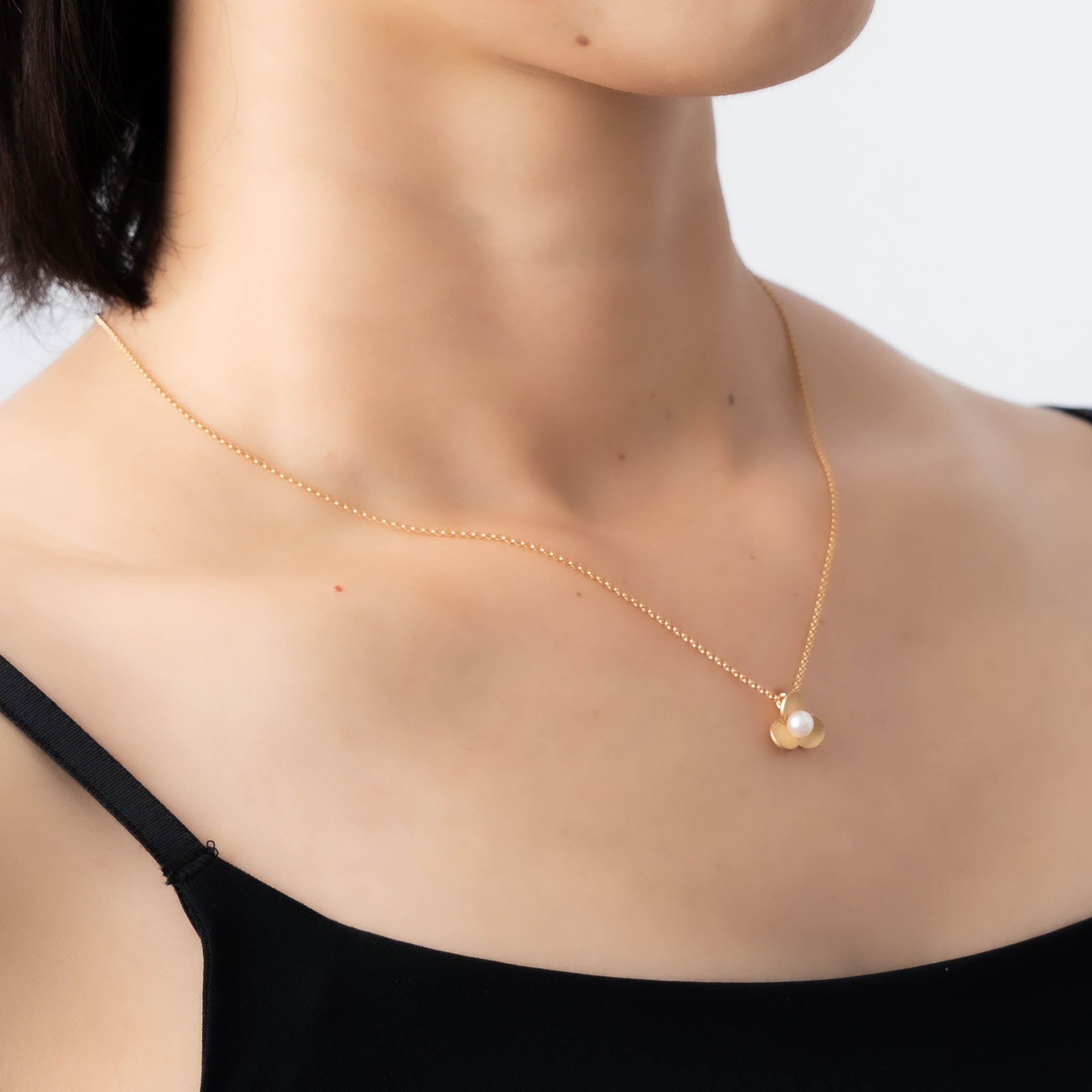 パール シルバーネックレス(アコヤ真珠/6月誕生石)《M0010011》