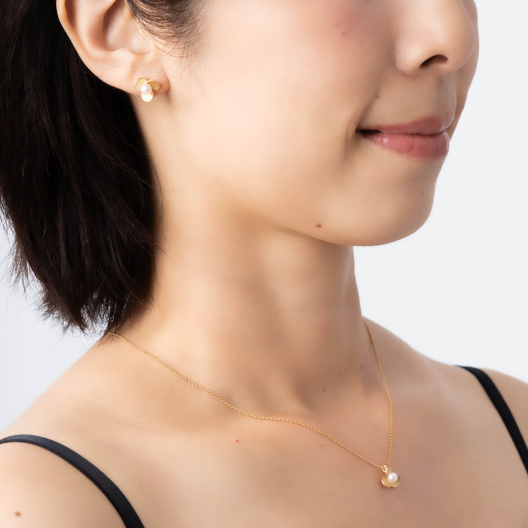 パール シルバーネックレス(アコヤ真珠/6月誕生石)《M0010011》