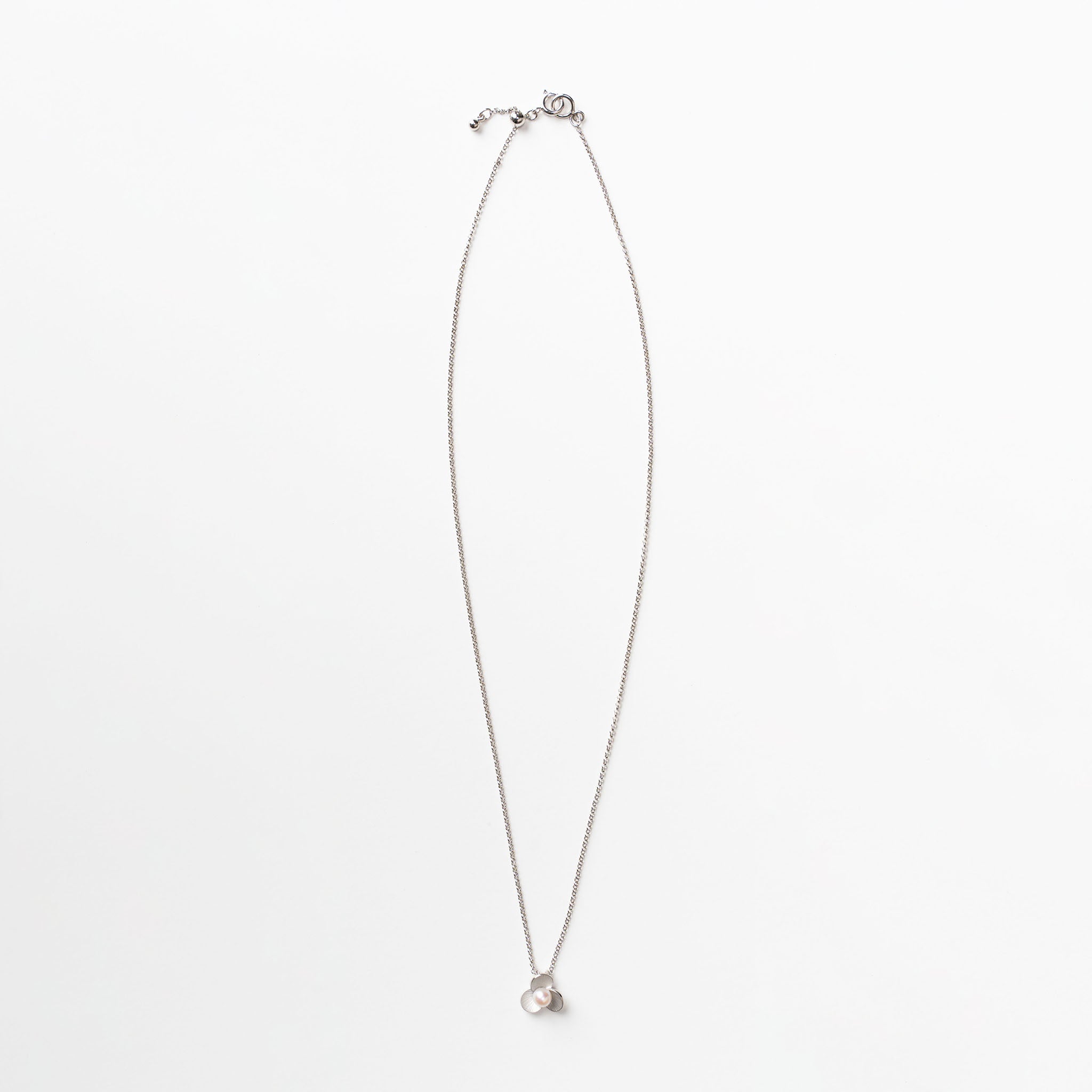 パール シルバーネックレス(アコヤ真珠/6月誕生石)《M0010012》