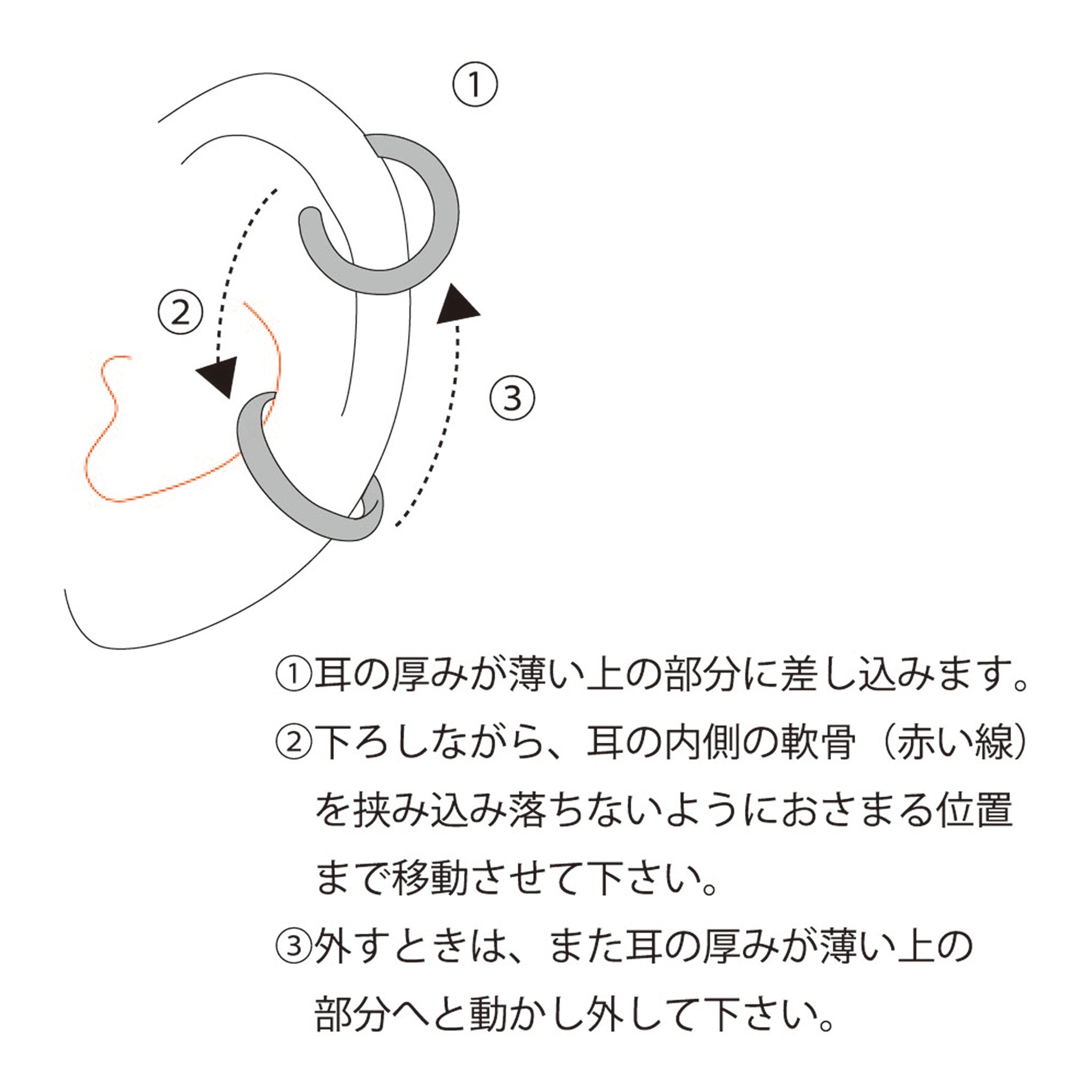 パール/ダイヤモンド シルバーイヤーカフ(アコヤ真珠/片側/6月誕生石)《M0010027》