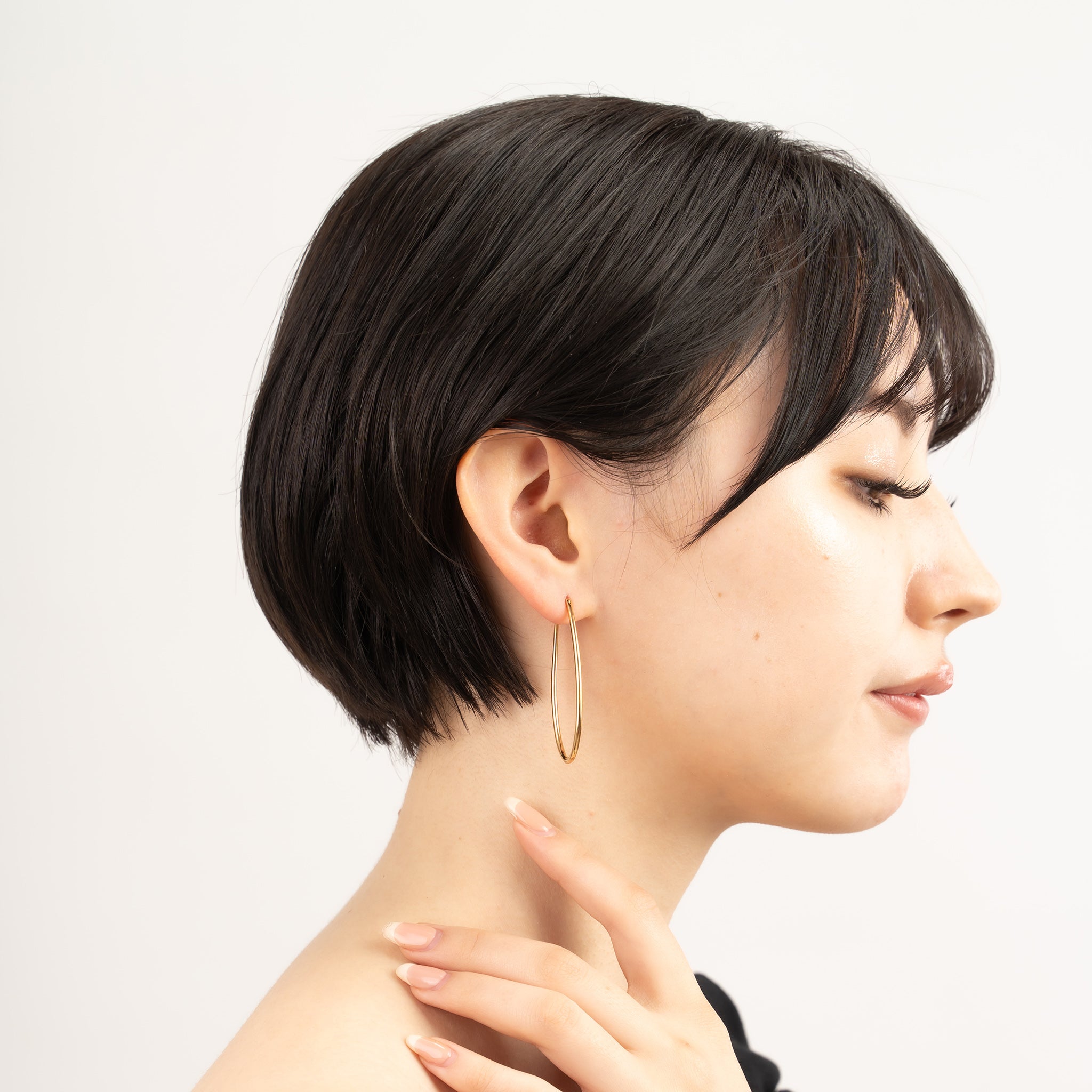 シルバーピアス(フープ)《M0010041》