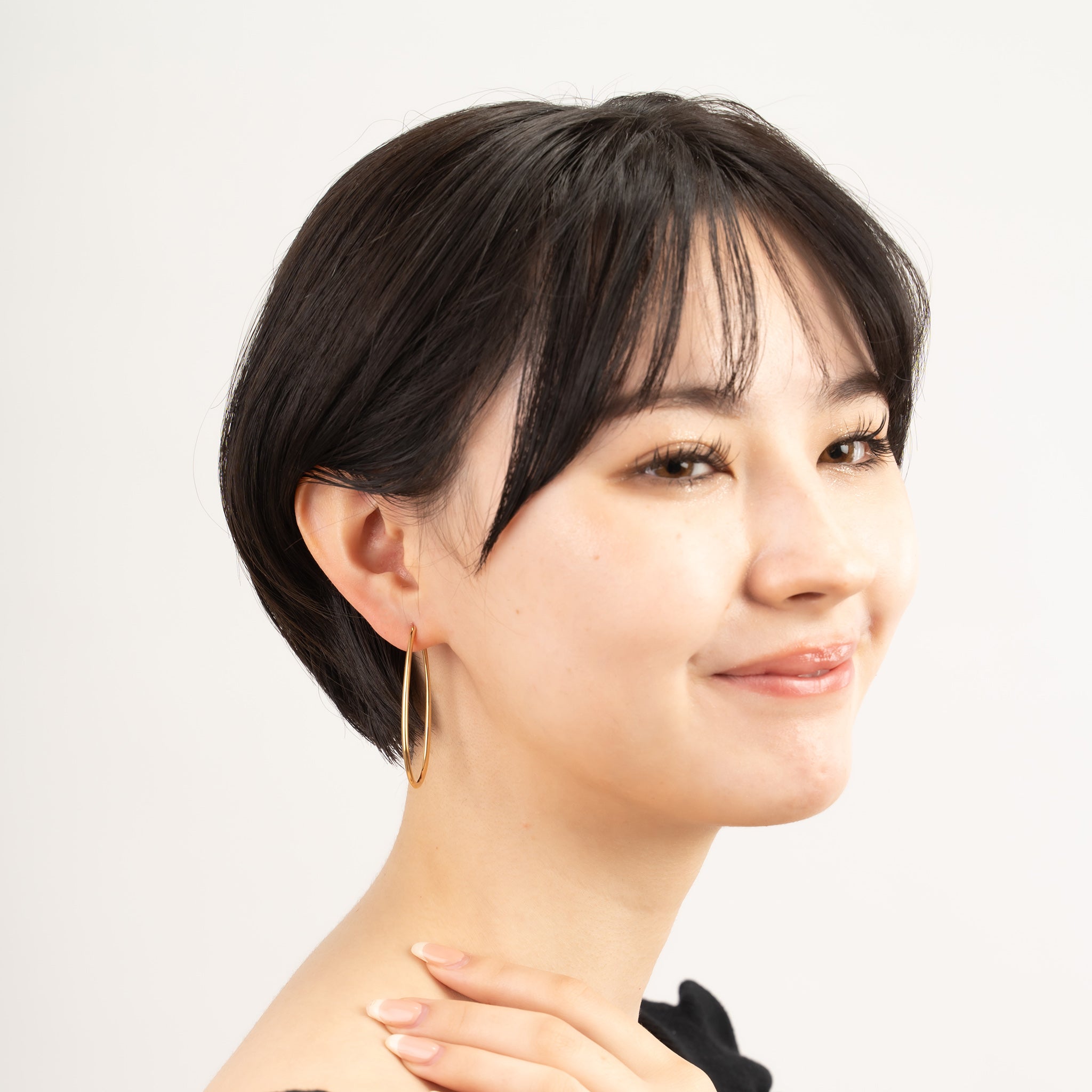 シルバーピアス(フープ)《M0010041》