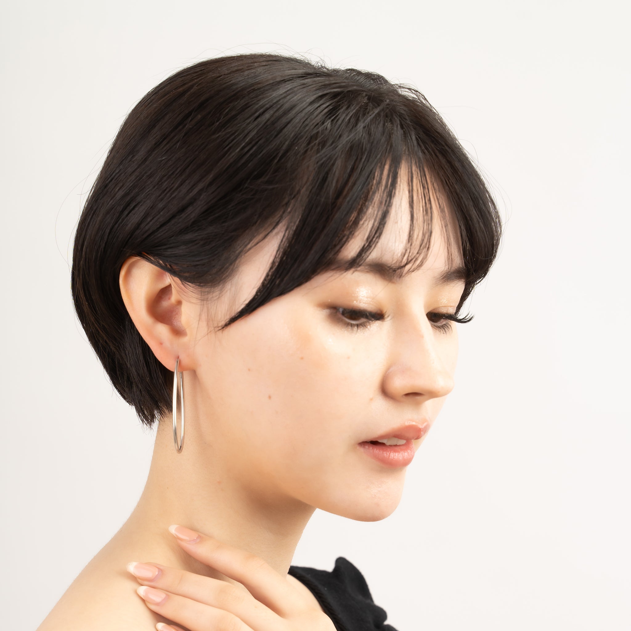 シルバーピアス(フープ)《M0010042》