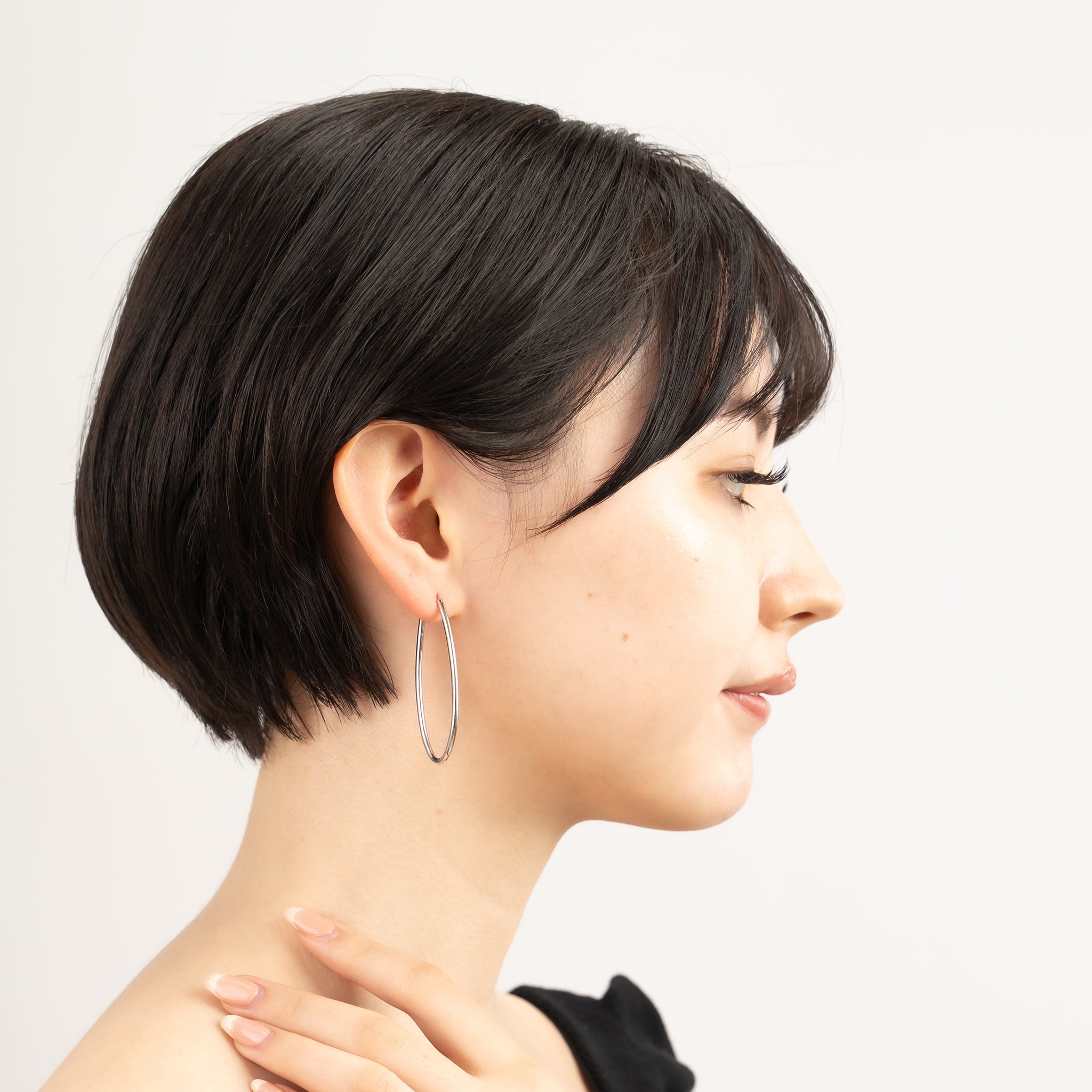 シルバーピアス(フープ)《M0010042》