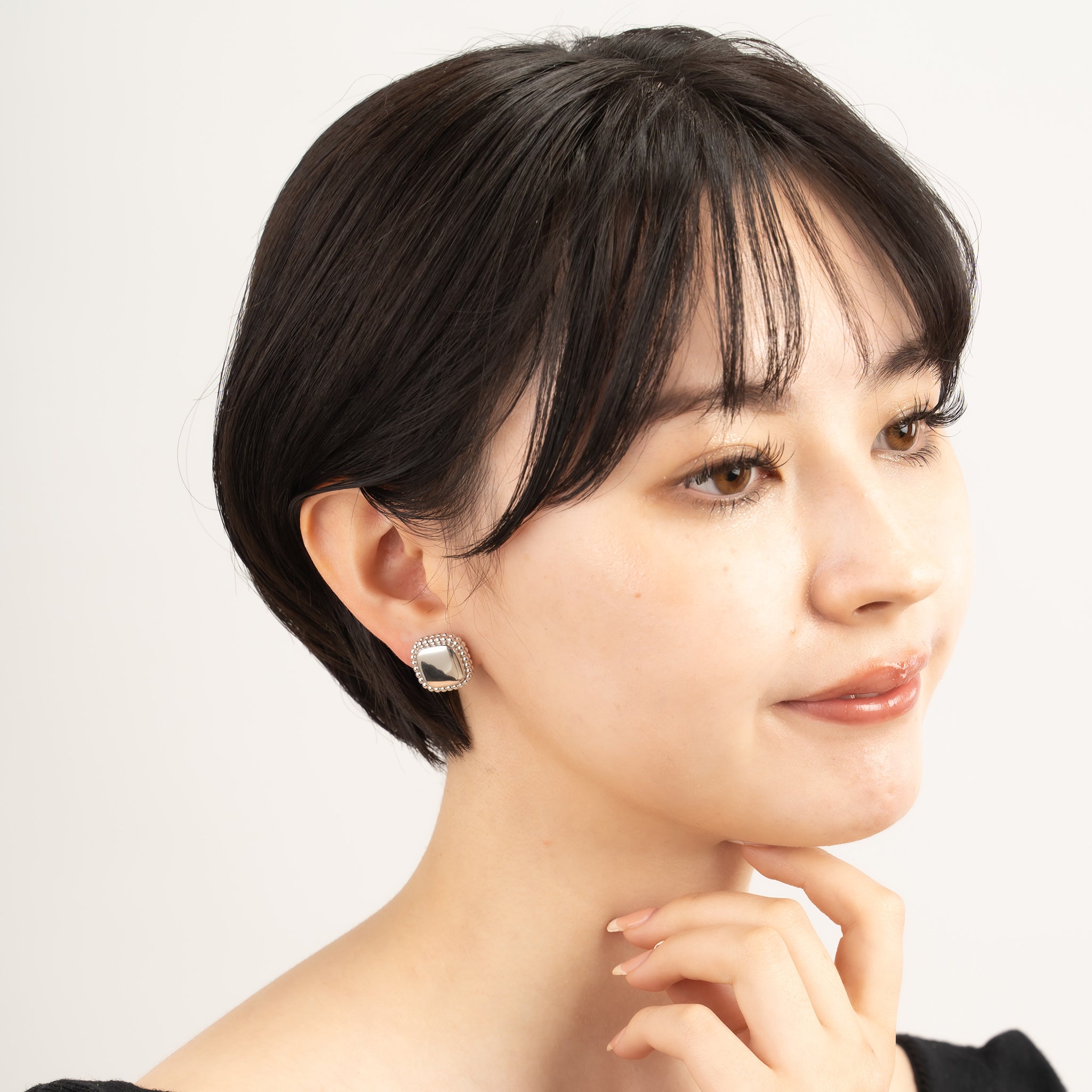 シルバーピアス《M0010058》