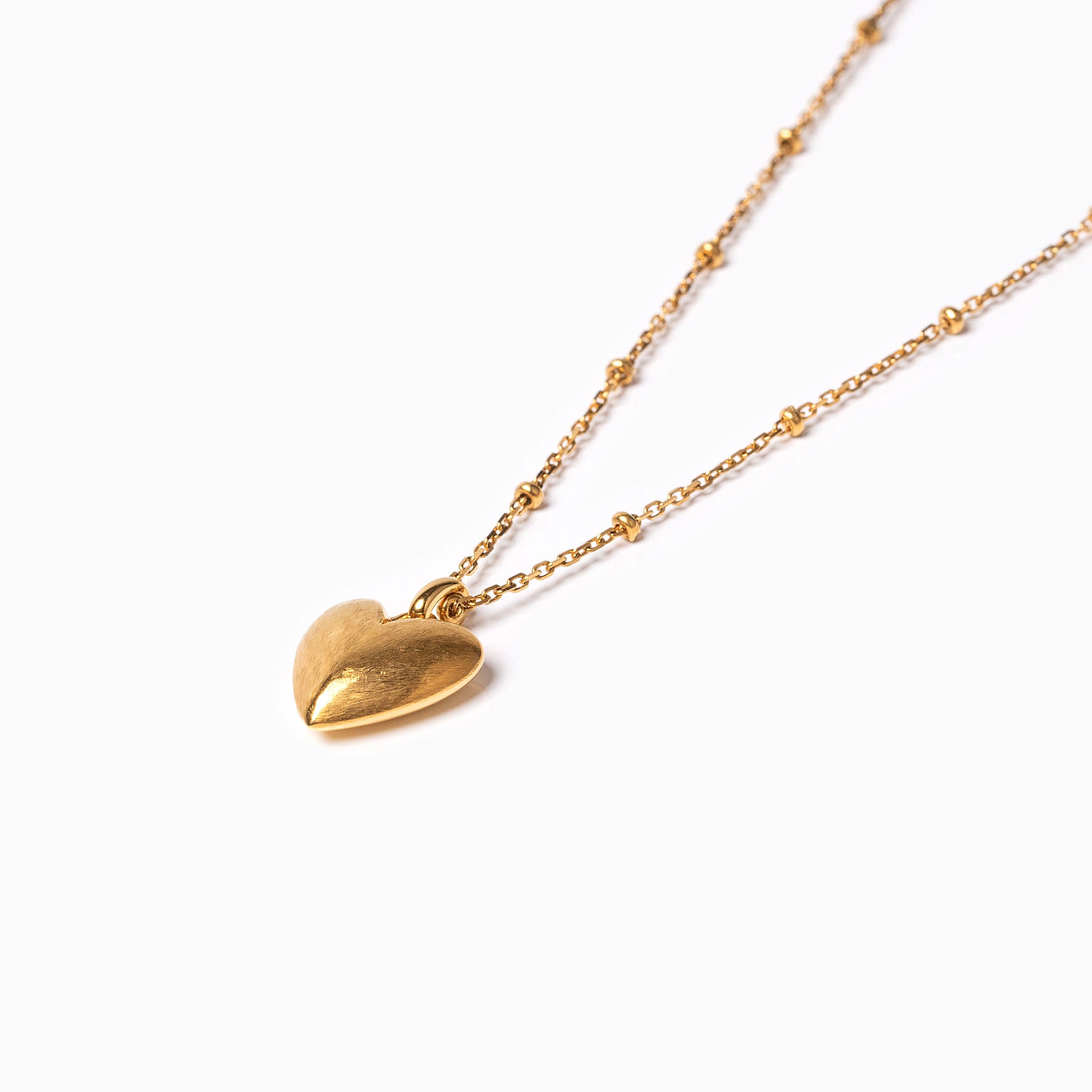 シルバーネックレス(ハートモチーフ)《M0010076》