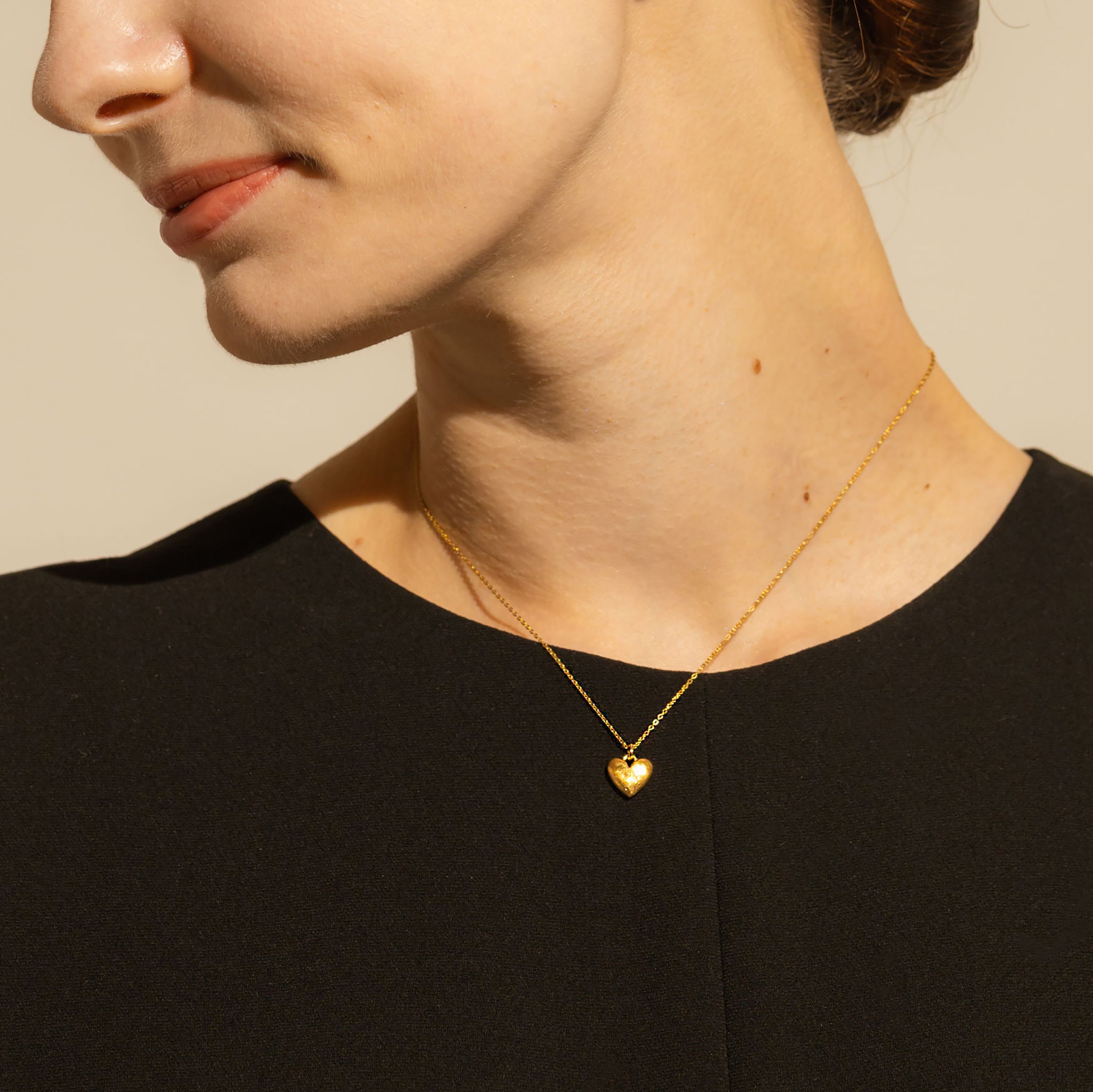 シルバーネックレス(ハートモチーフ)《M0010078》