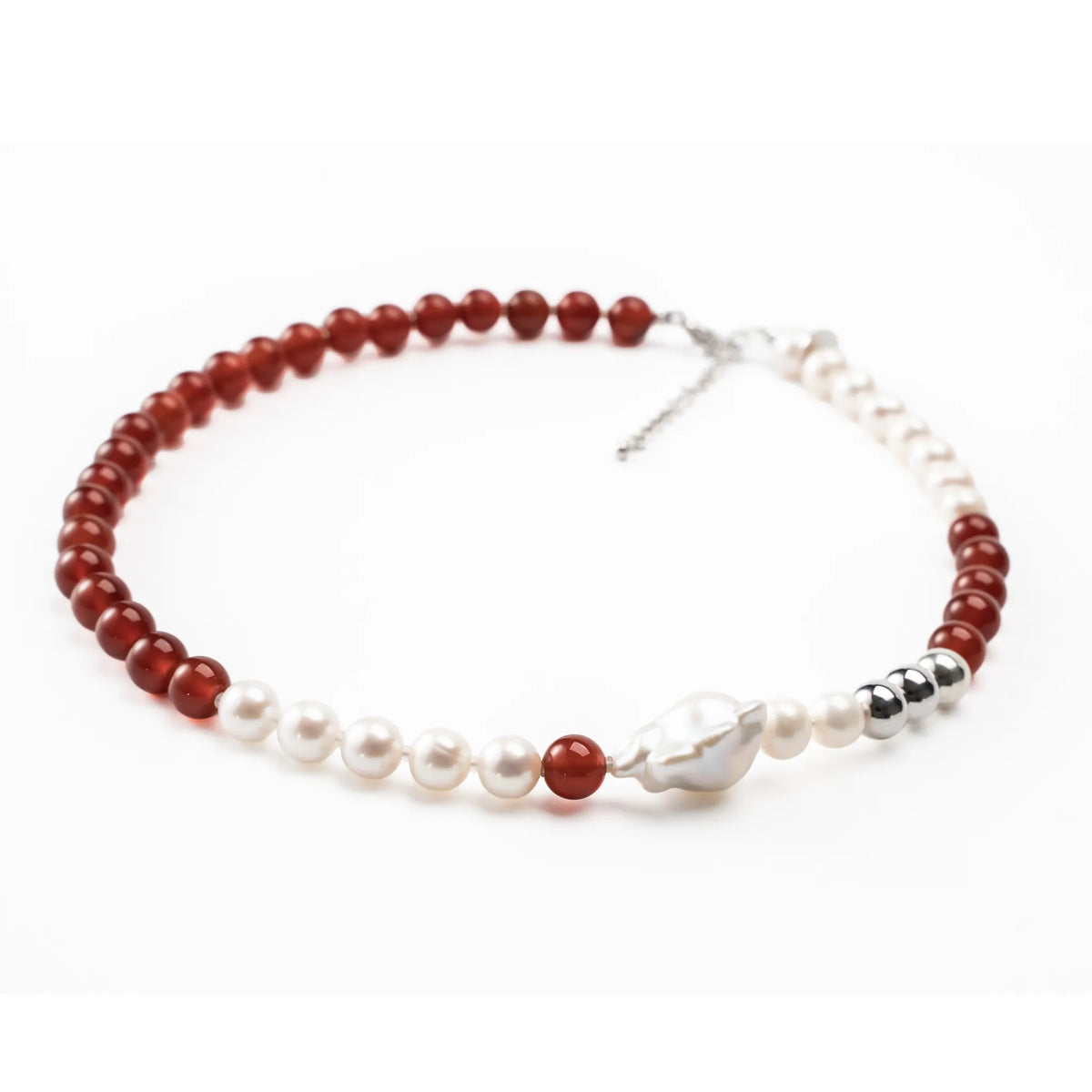 カーネリアン シルバーネックレス《M0010095》