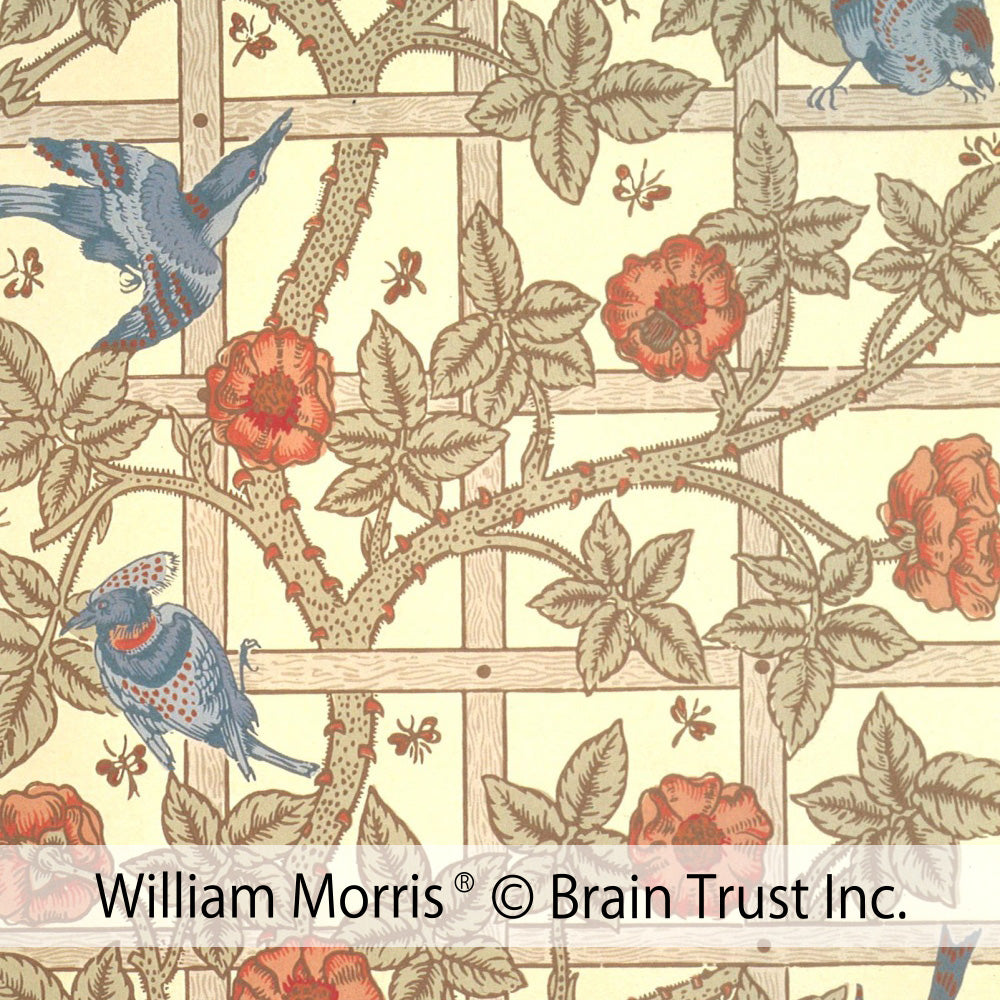 ガーネット/ホワイトトパーズ シルバーブローチ兼ペンダントップ(格子垣)《M0020037》