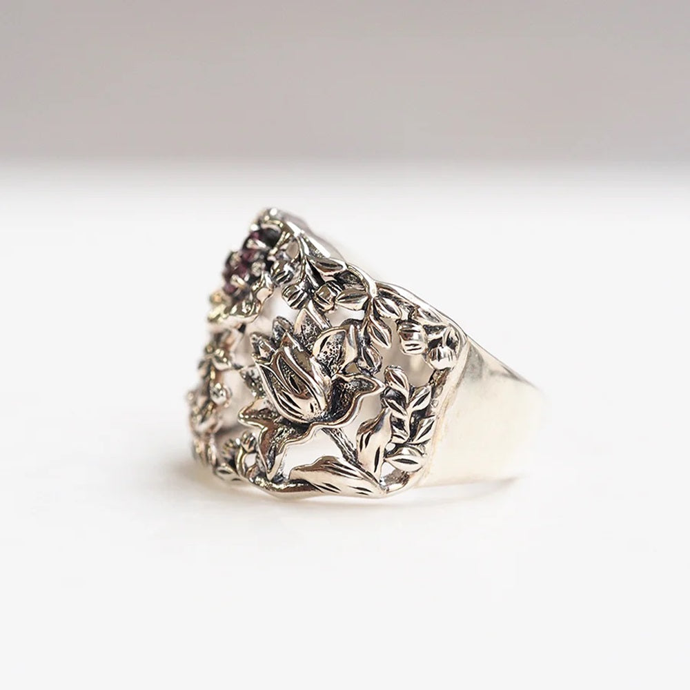 ピンクトルマリン シルバーリング(マロウ)《M0020089》