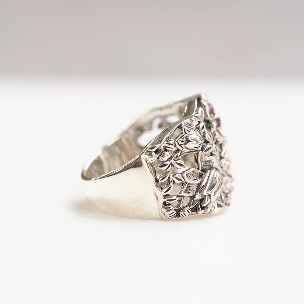 ピンクトルマリン シルバーリング(マロウ)《M0020089》