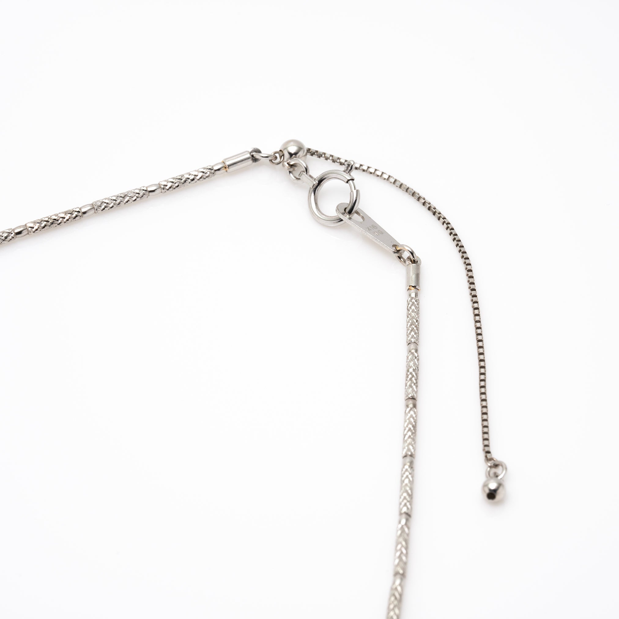 パール K18ネックレス兼ブローチ(アコヤ真珠/花水木<ハナミズキ>モチーフ/6月誕生石/鑑別書付き)《M0030012》