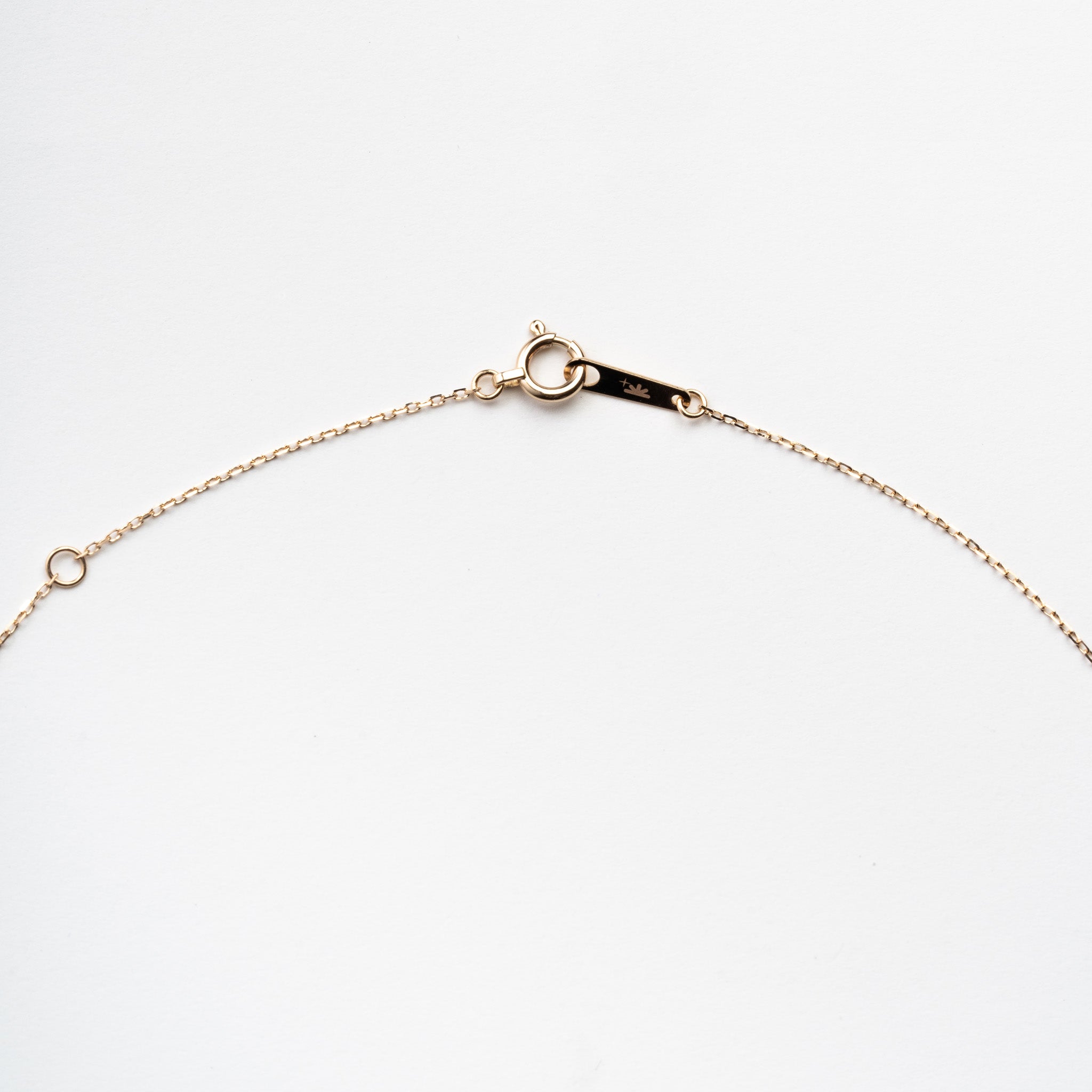 ロッククリスタル/ピンクトルマリン K10ネックレス《M0060007》