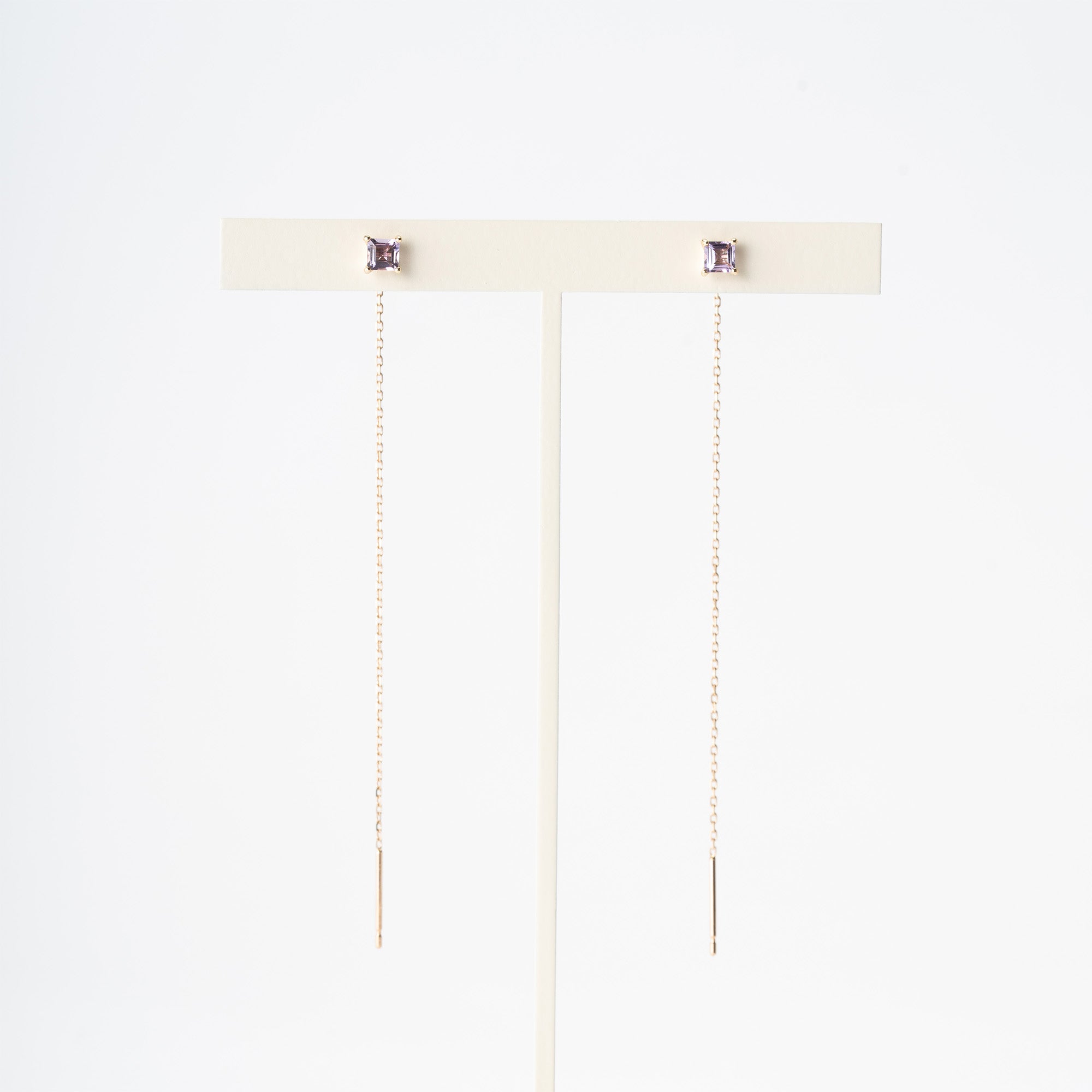 アメシスト K10ピアス(2月誕生石)《M0060015》