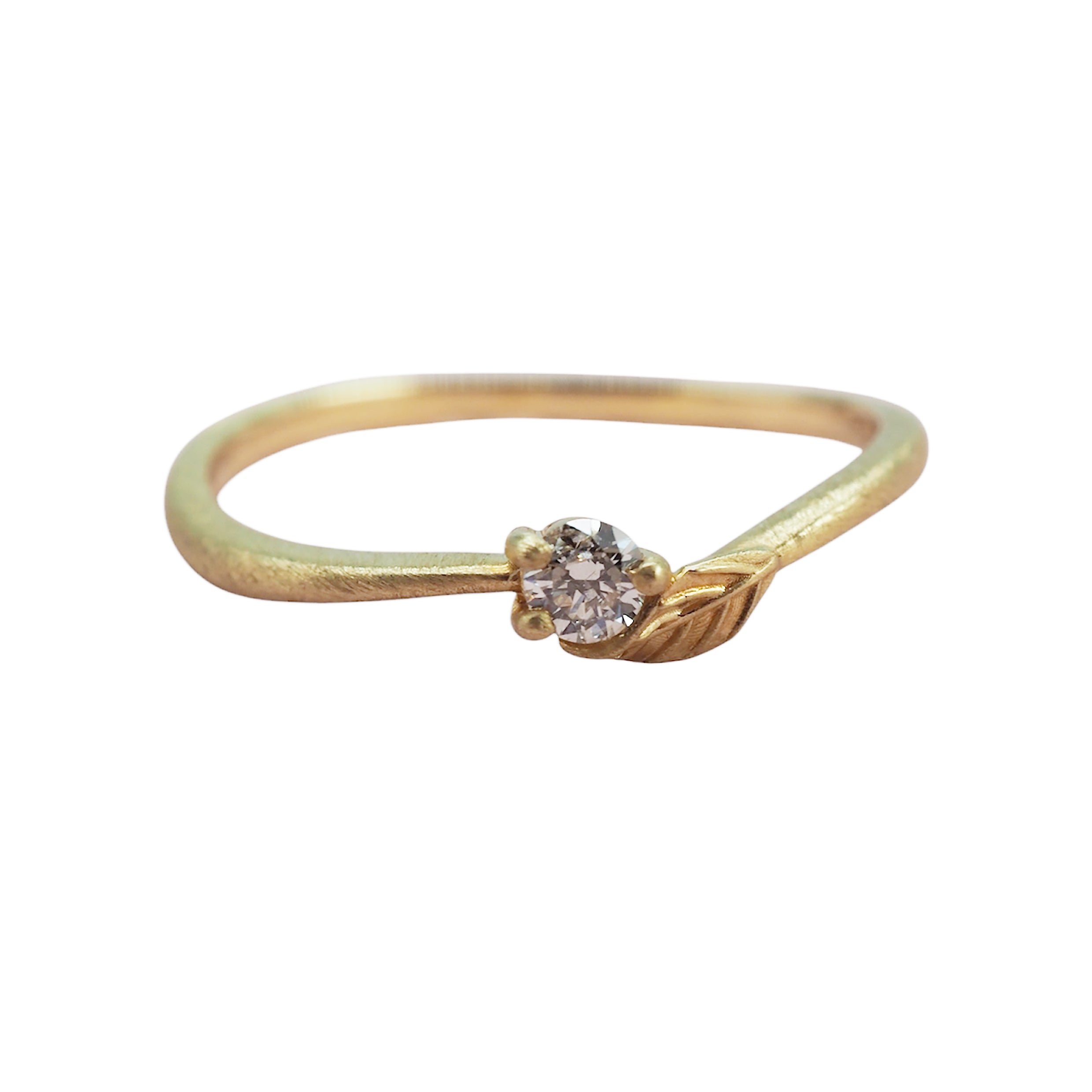 ダイヤモンド K10リング(4月誕生石)《M0090001》