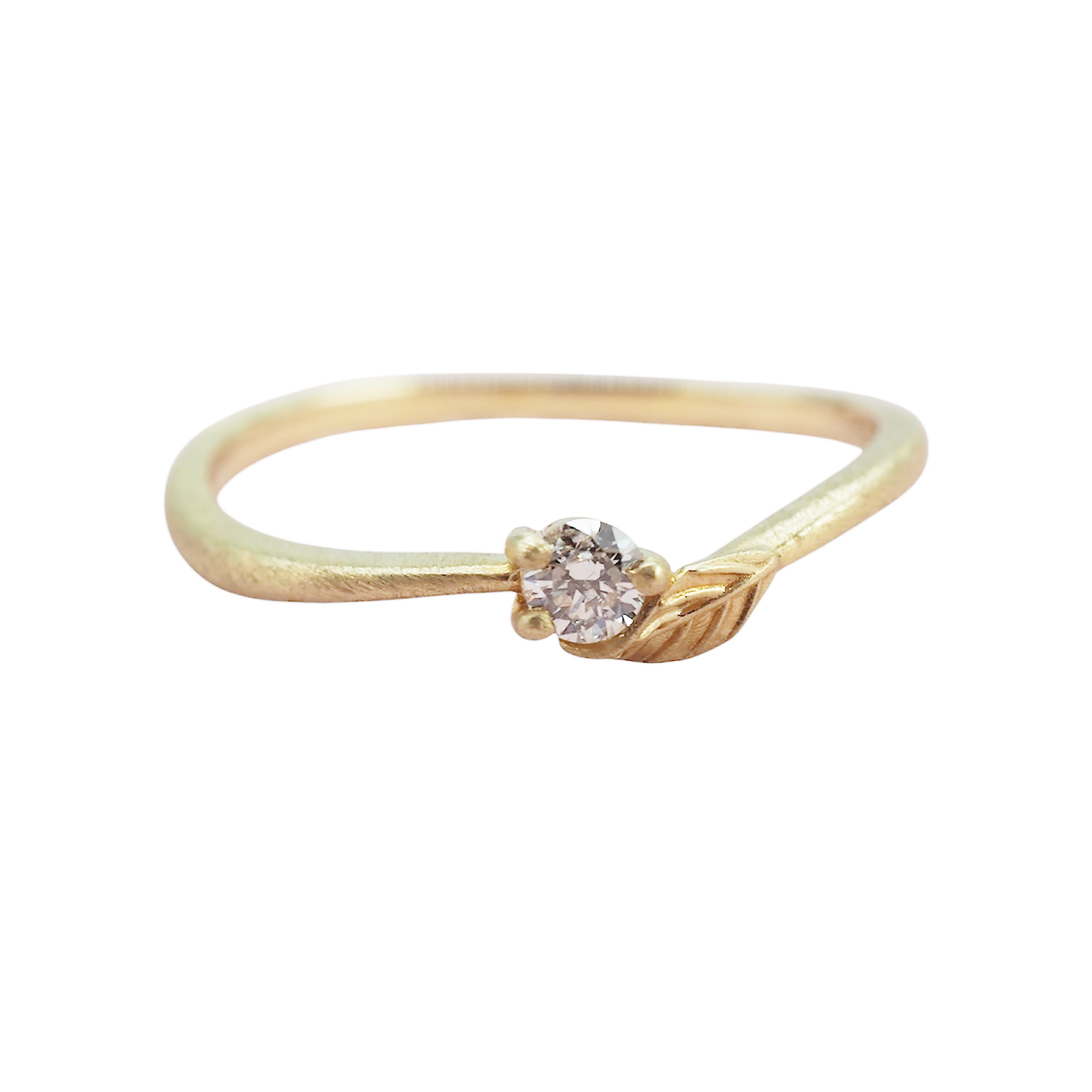 ダイヤモンド K10リング(4月誕生石)《M0090001》