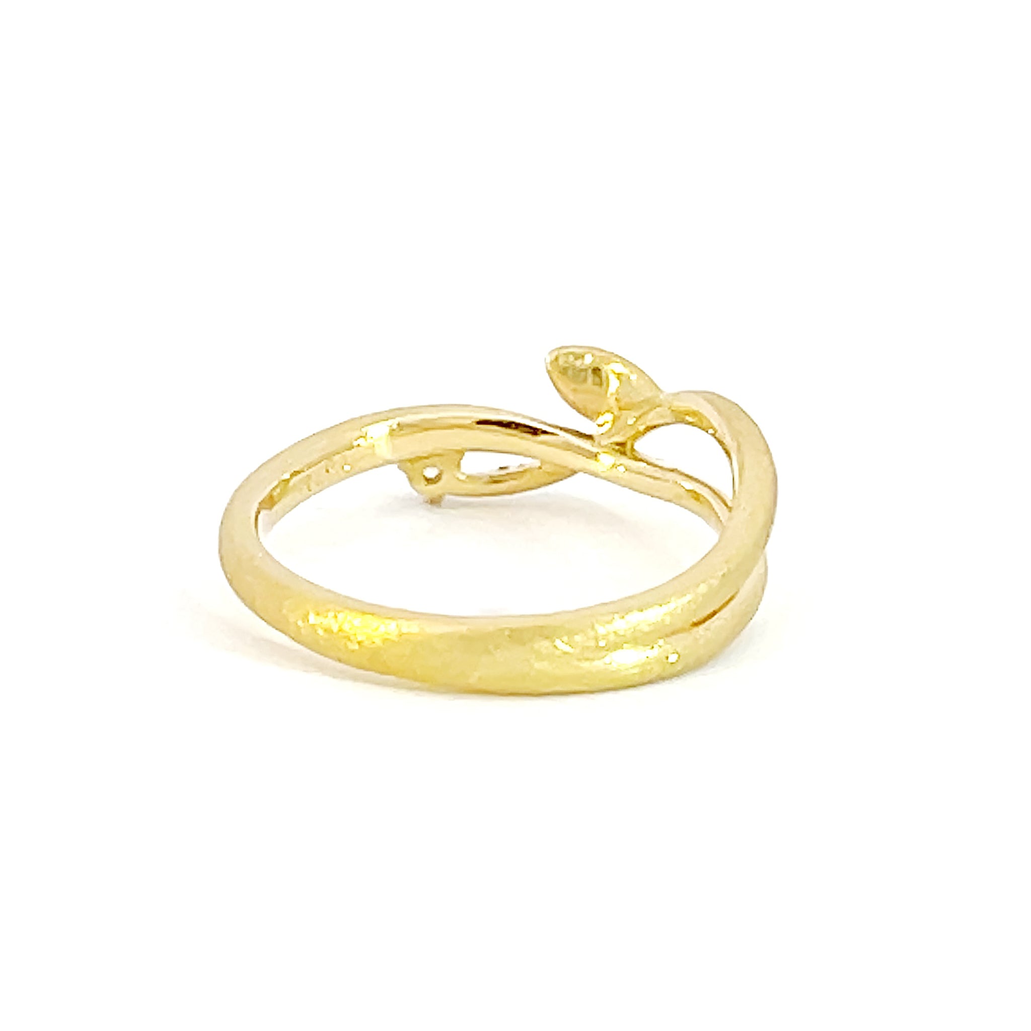 ダイヤモンド K10ピンキーリング(4月誕生石)《M0090002》