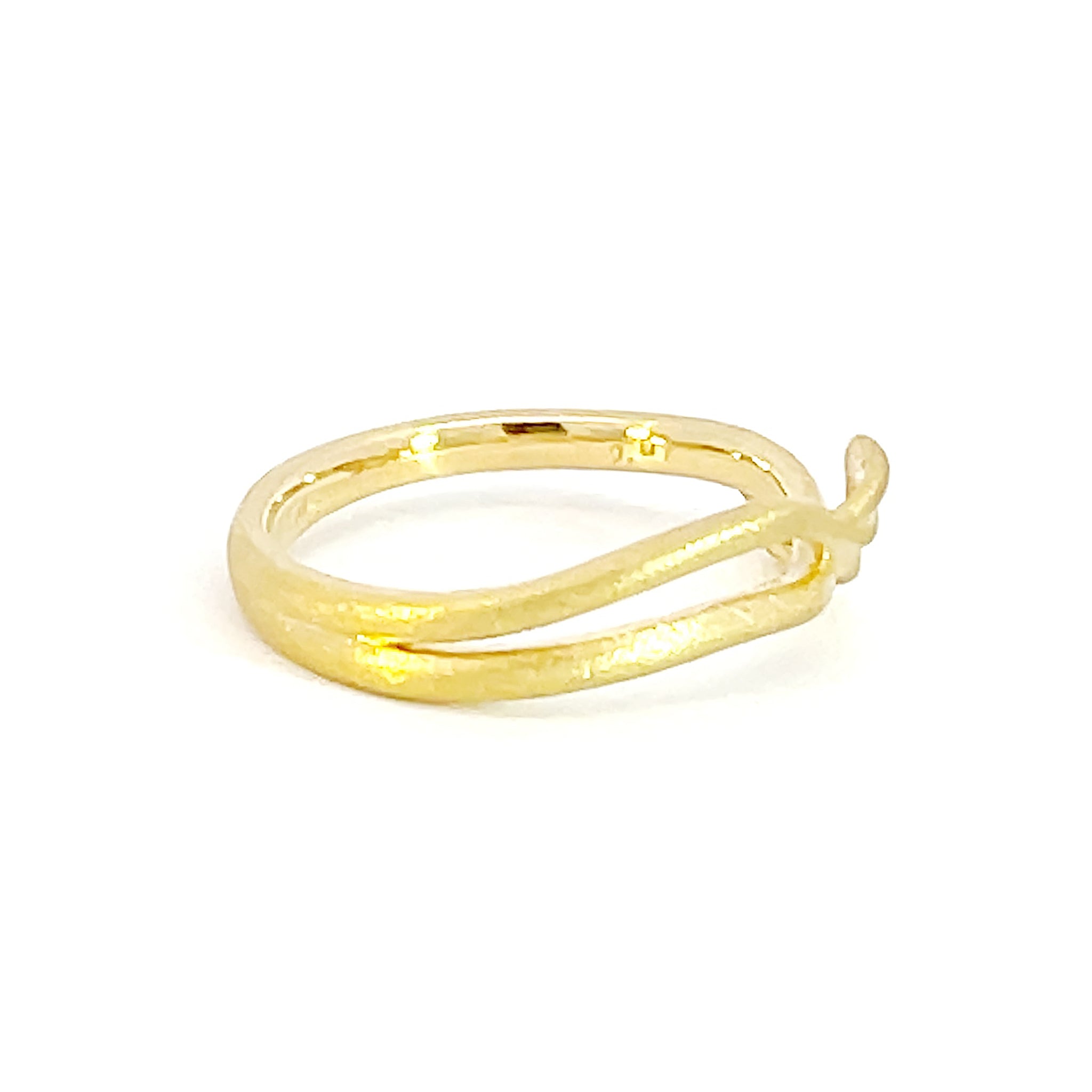 ダイヤモンド K10ピンキーリング(4月誕生石)《M0090002》